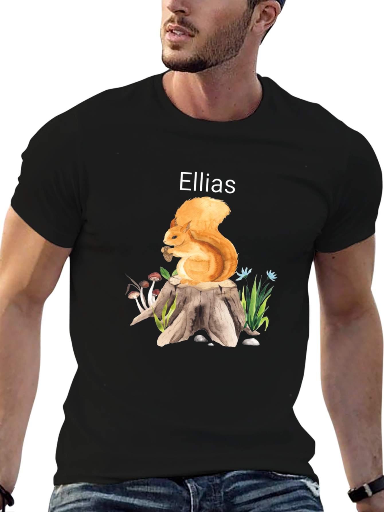 Squirrel Tee - Ellias Custom Printed Unisex Shirt
