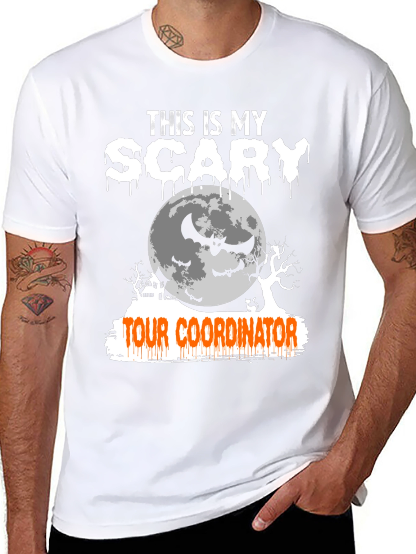 Scary Tour Coordinator Halloween T-Shirt