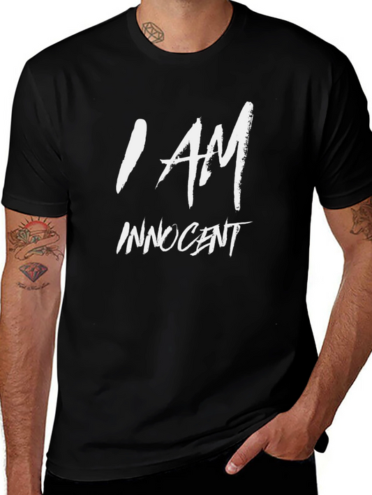 I am Innocent Graphic Tee - Mens Short Sleeve Black T-Shirt