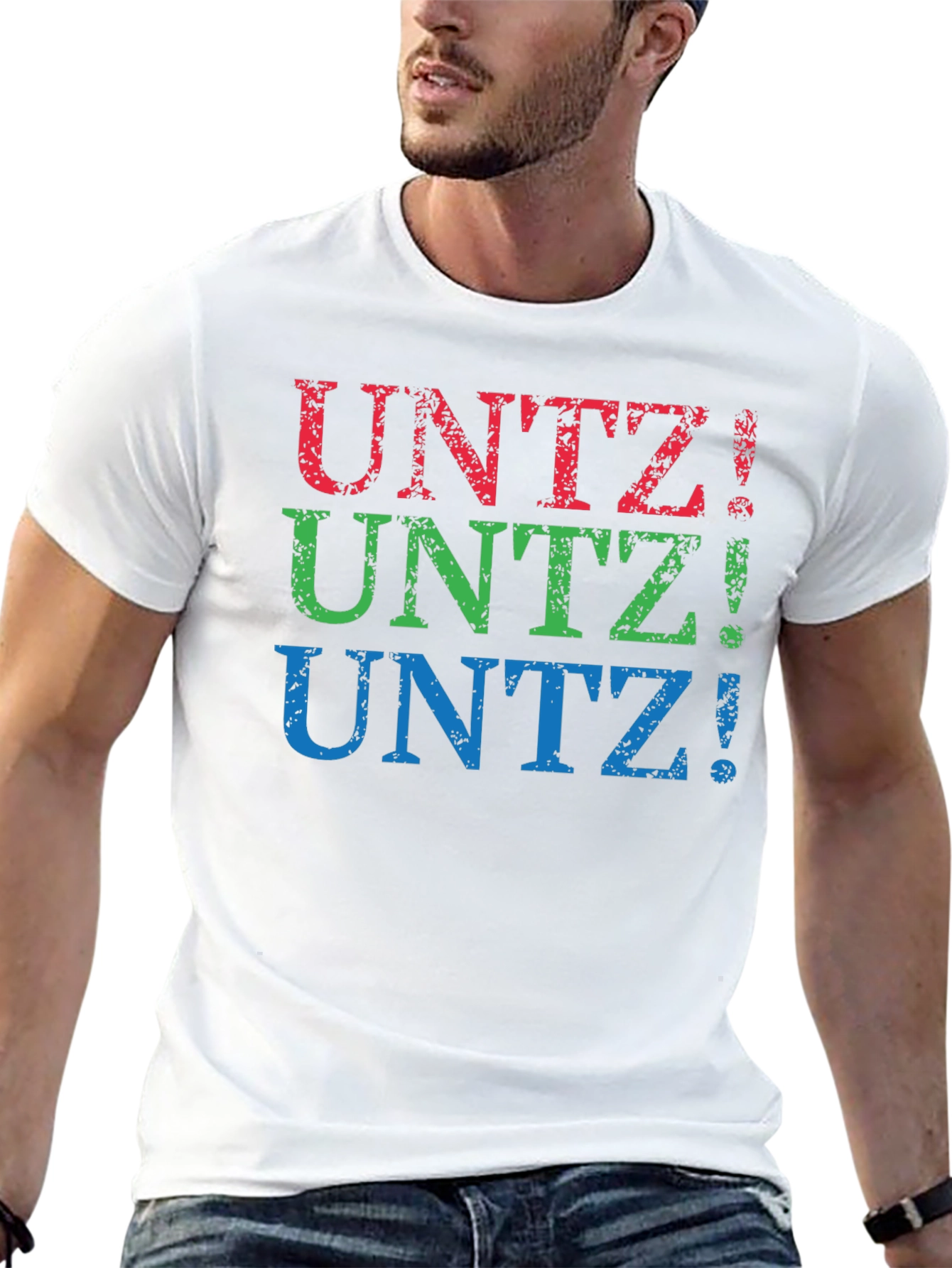UNTZ! Graphic Print Crew Neck T-Shirt