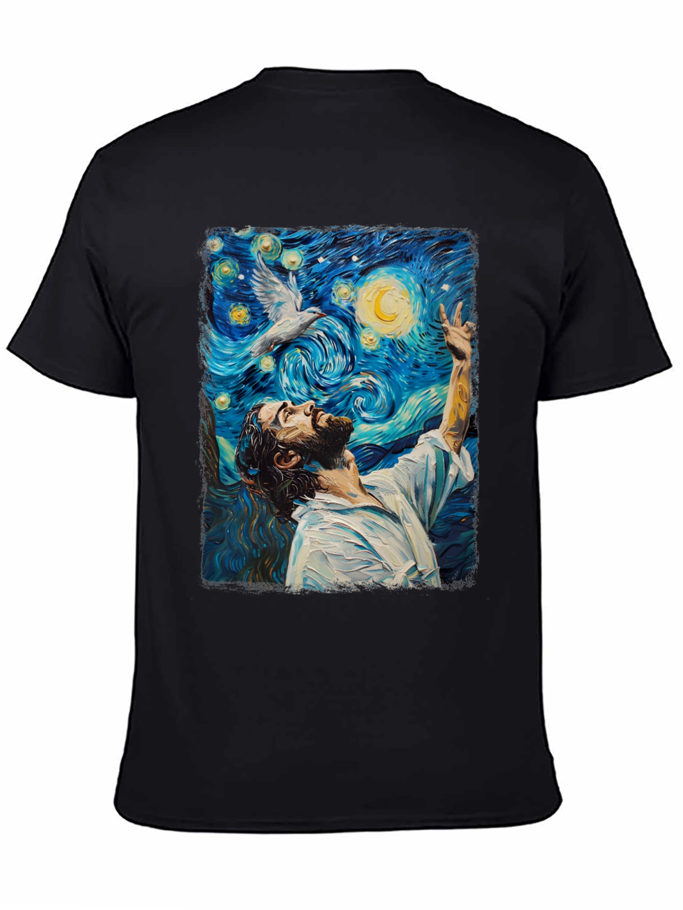 Starry Night Jesus Graphic Tee