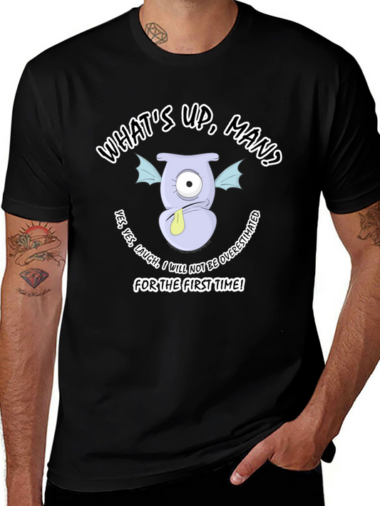 Humorous Monster Graphic T-Shirt