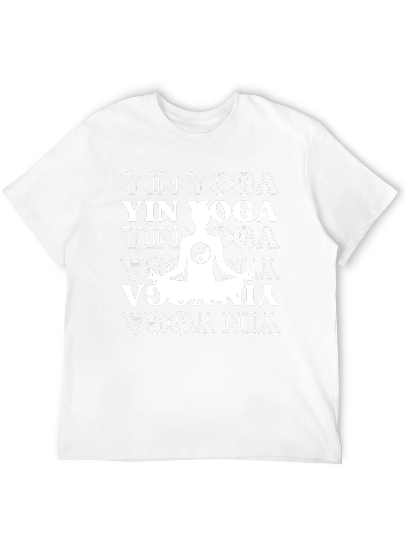 Yin Yoga Graphic Tee - Meditating Yin & Yang