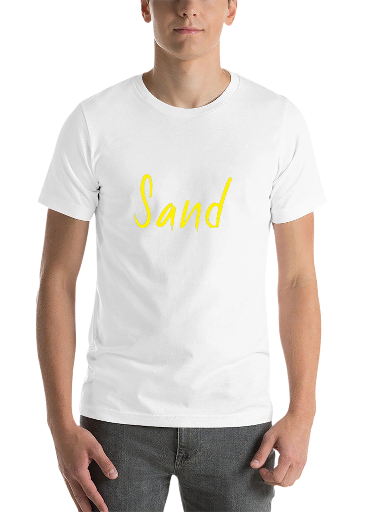 Sand Graphic T-Shirt - Casual Style