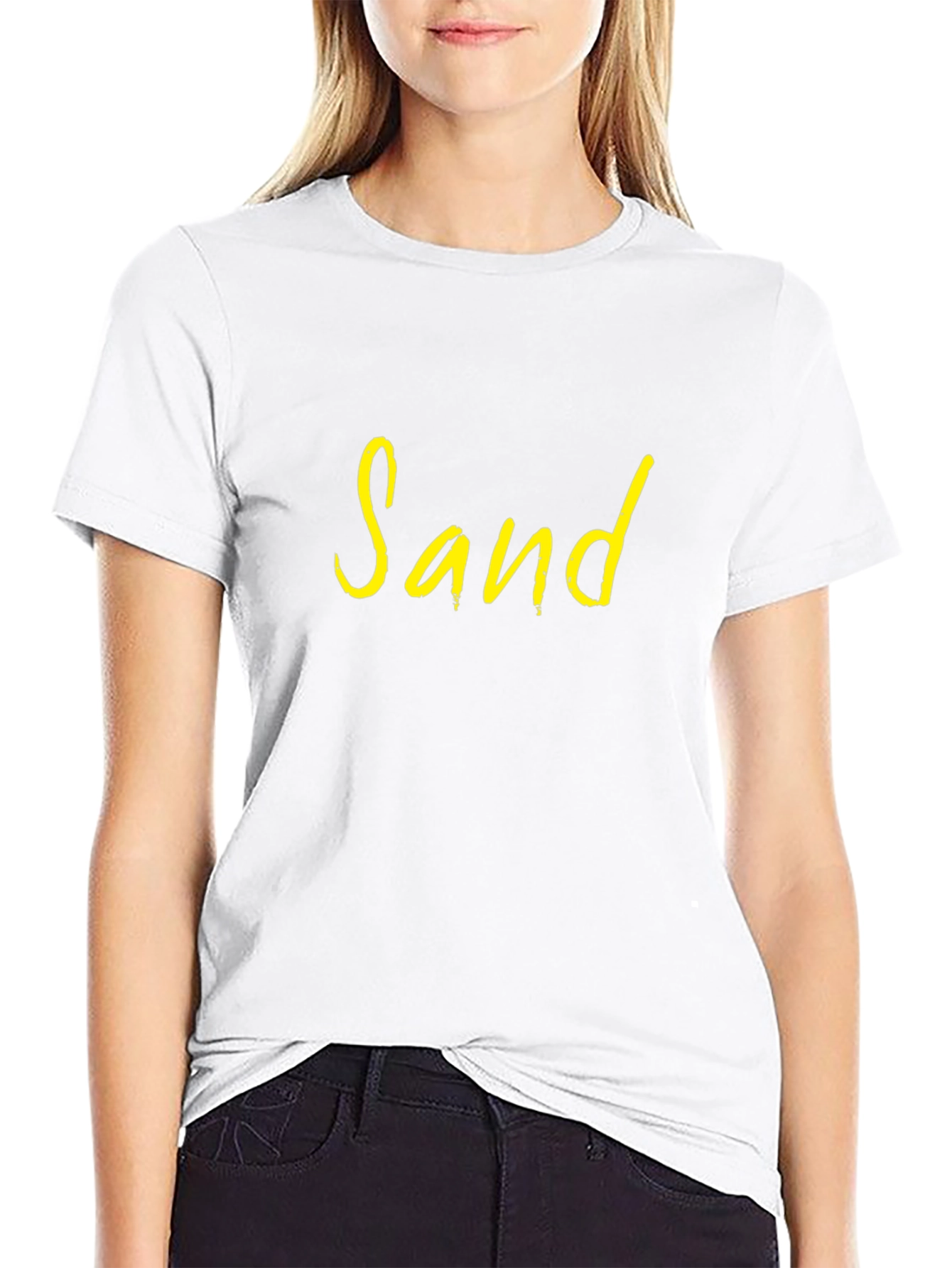 Sand Graphic T-Shirt - Casual Style