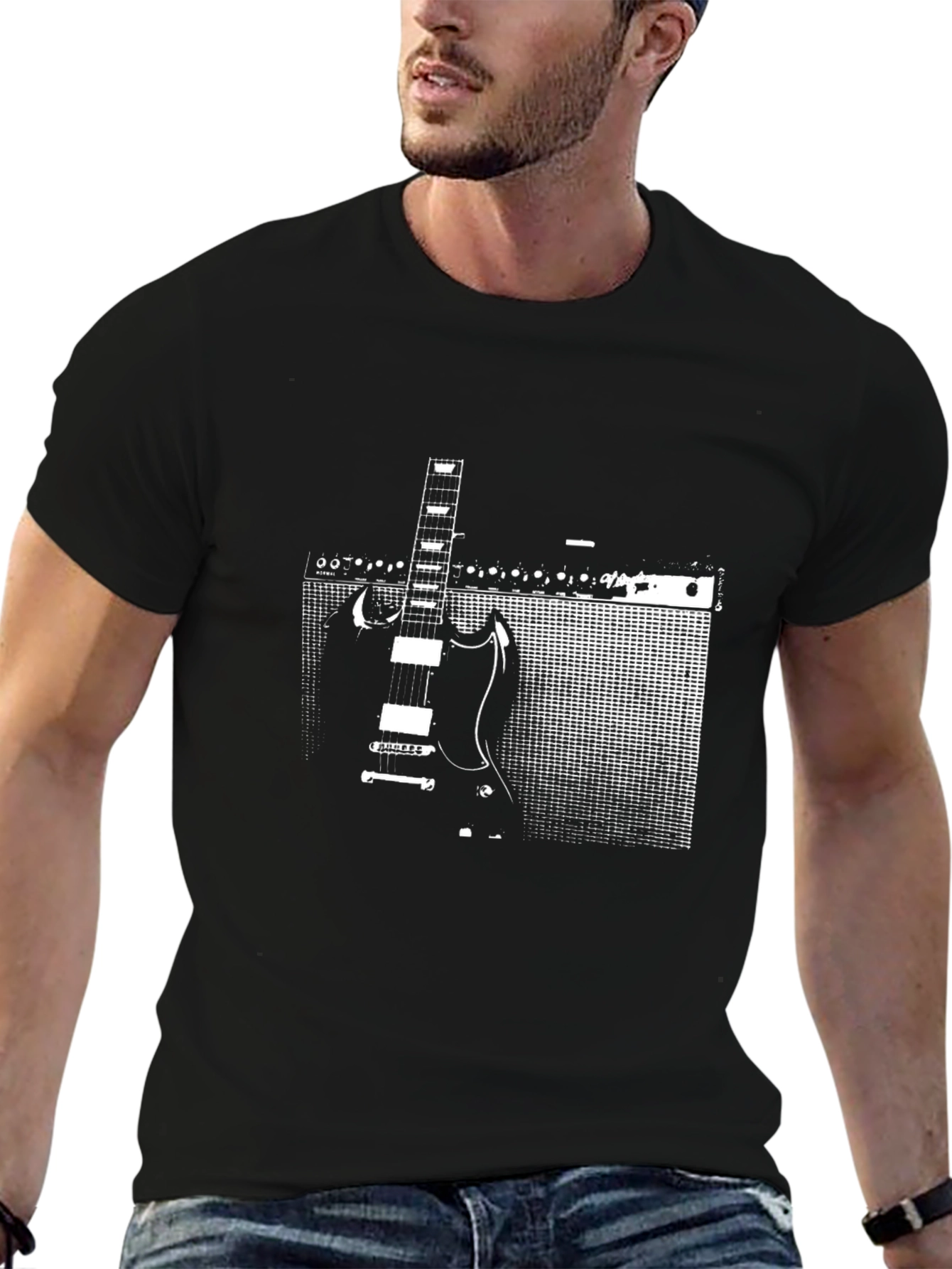 Guitar Amp T-Shirt - Rock Music Tee