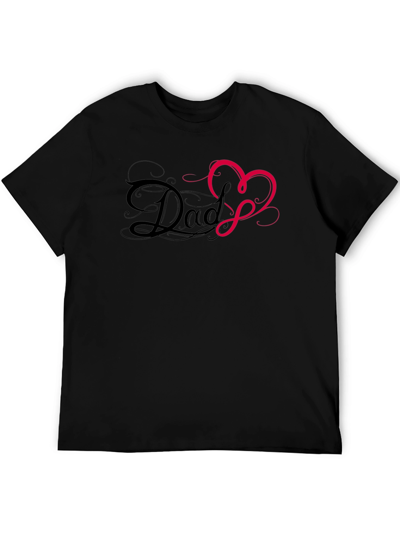 Dad Heart T-Shirt - Mens Graphic Tee