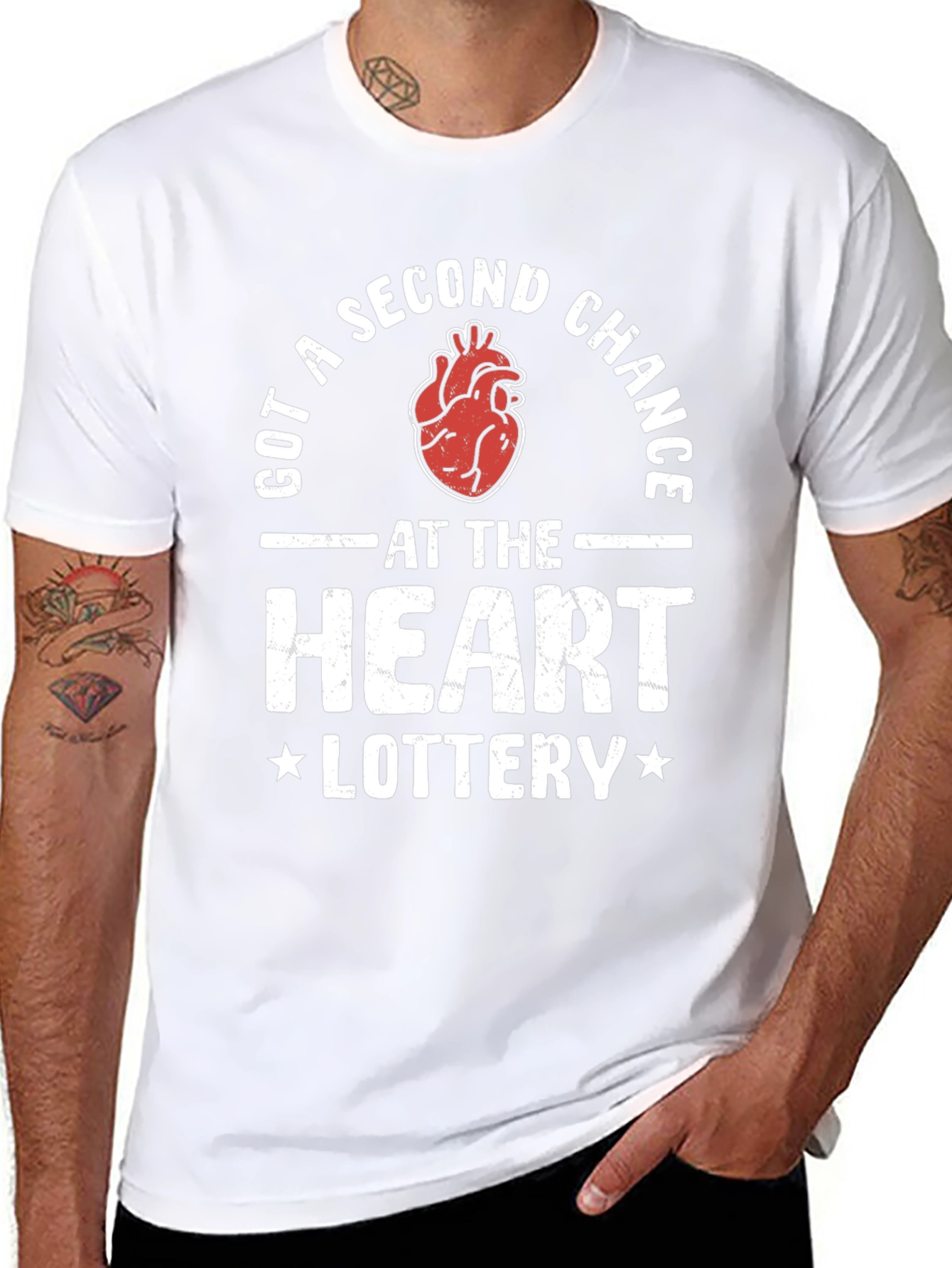 Got a Second Chance Heart Lottery Graphic T-Shirt