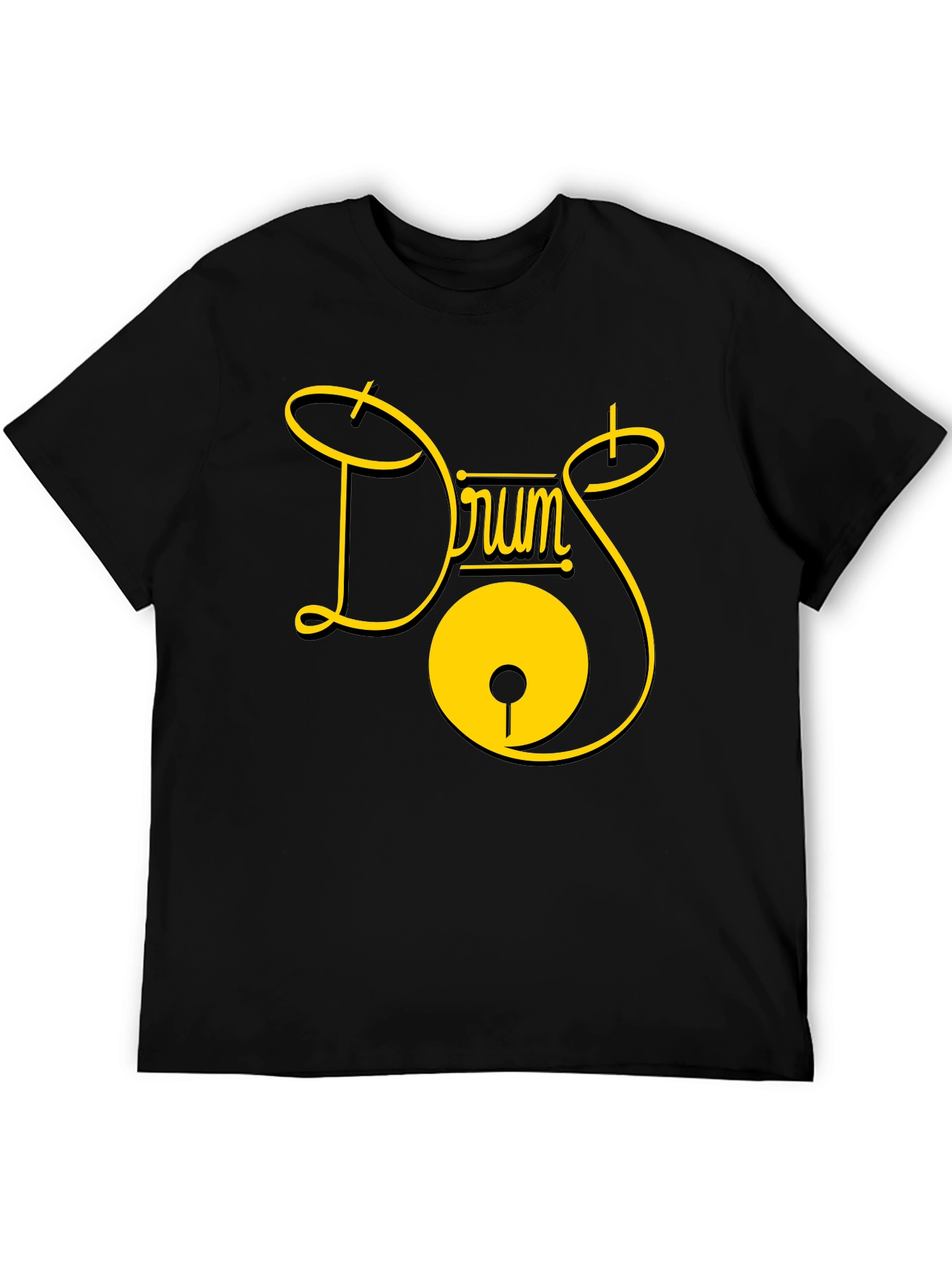 Drums Graphic Tee - Stylish Musician T-Shirt