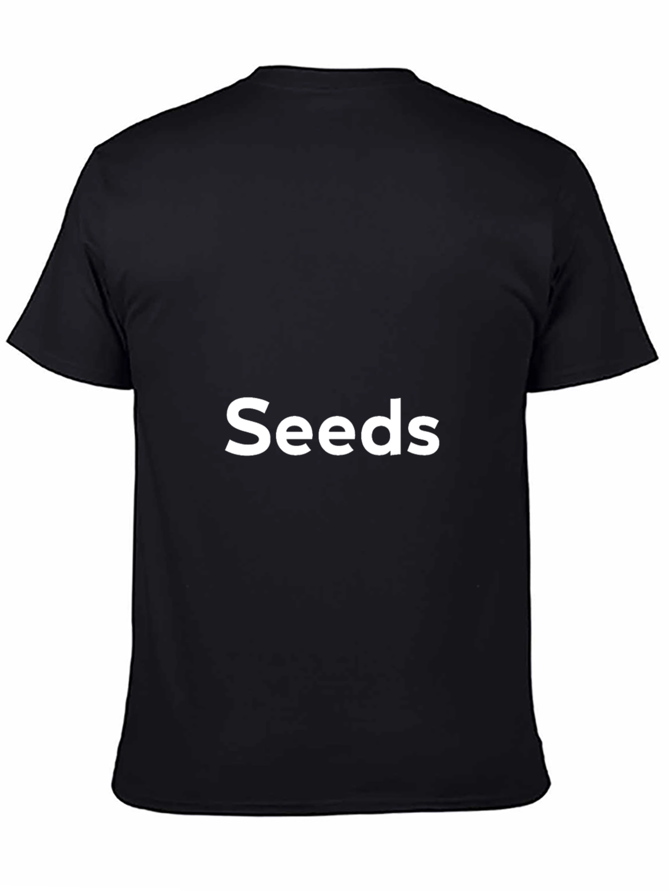Mens Black Seeds Graphic Tee - Casual Comfort
