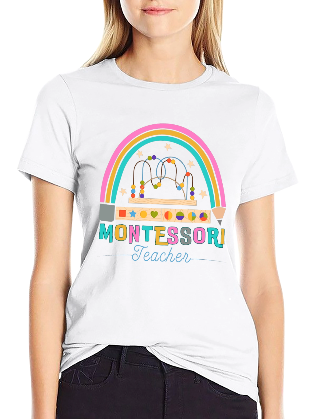Montessori Teacher Graphic T-Shirt