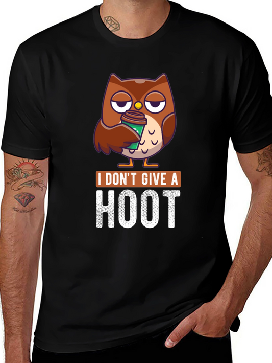 I Dont Give a Hoot Owl Coffee T-Shirt