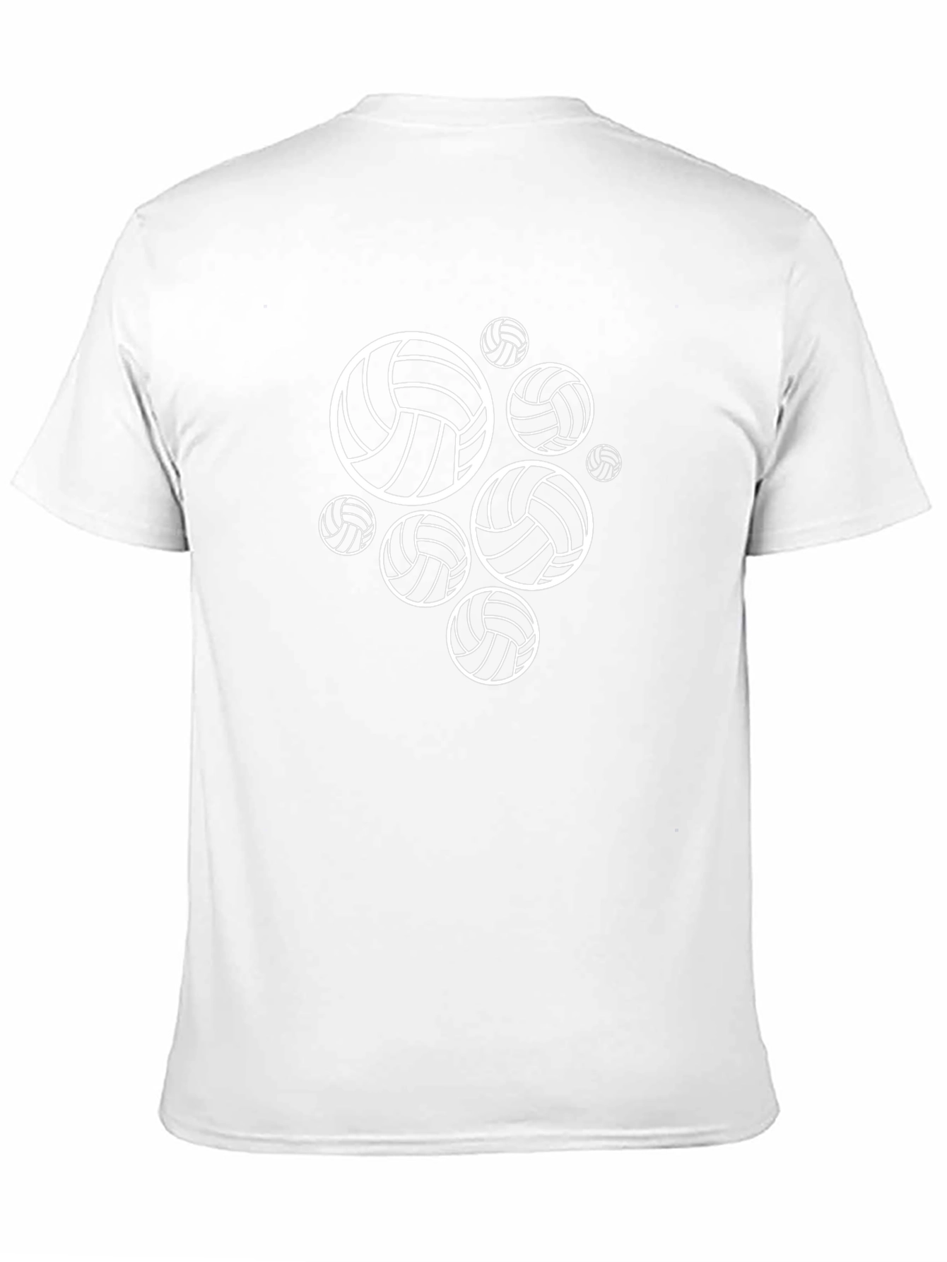 Volleyball Graphic Tee - Black Casual Shirt