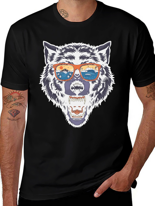 Wolf in Sunglasses Graphic Tee