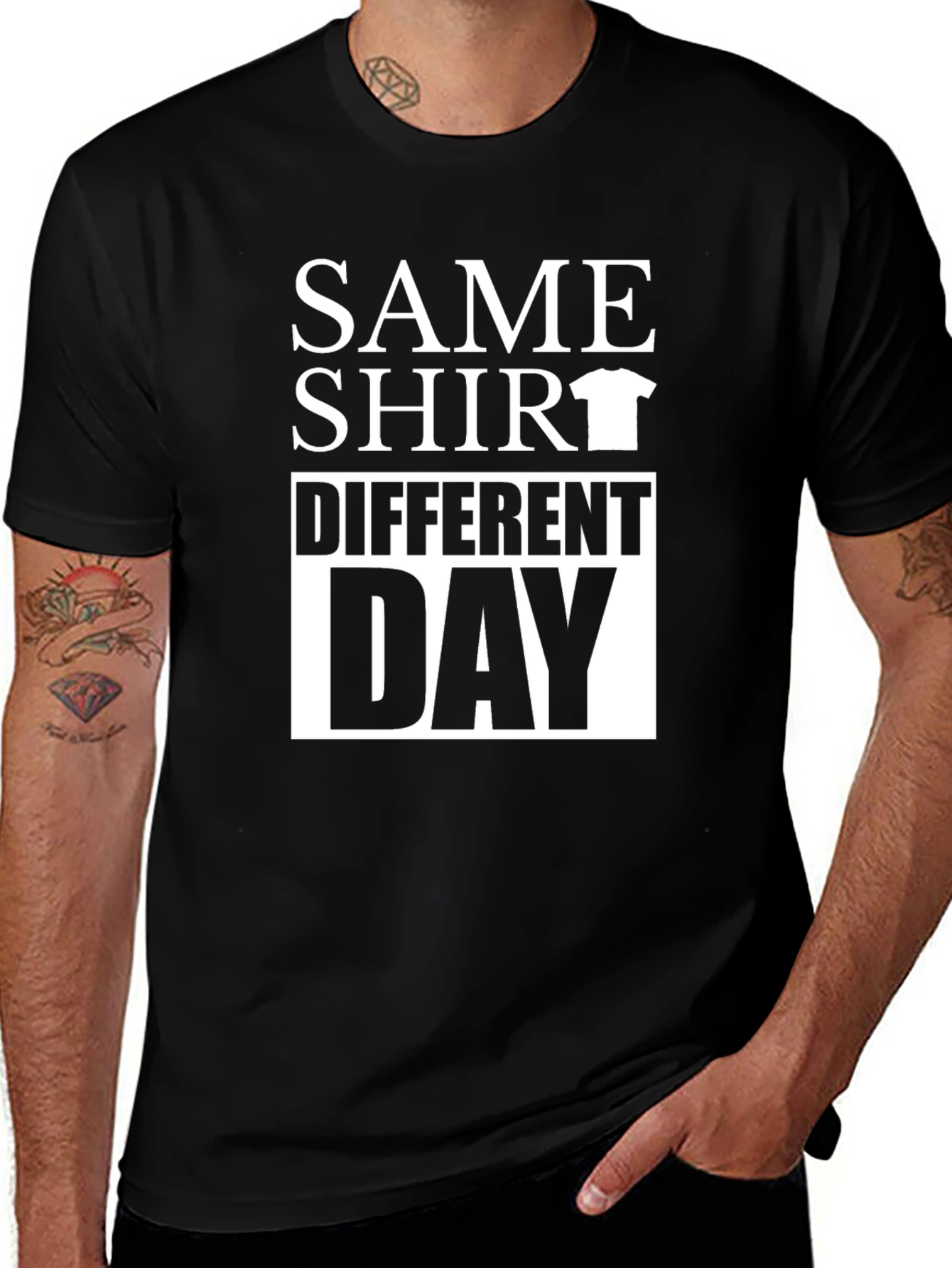 Same Shirt Different Day Graphic T-Shirt