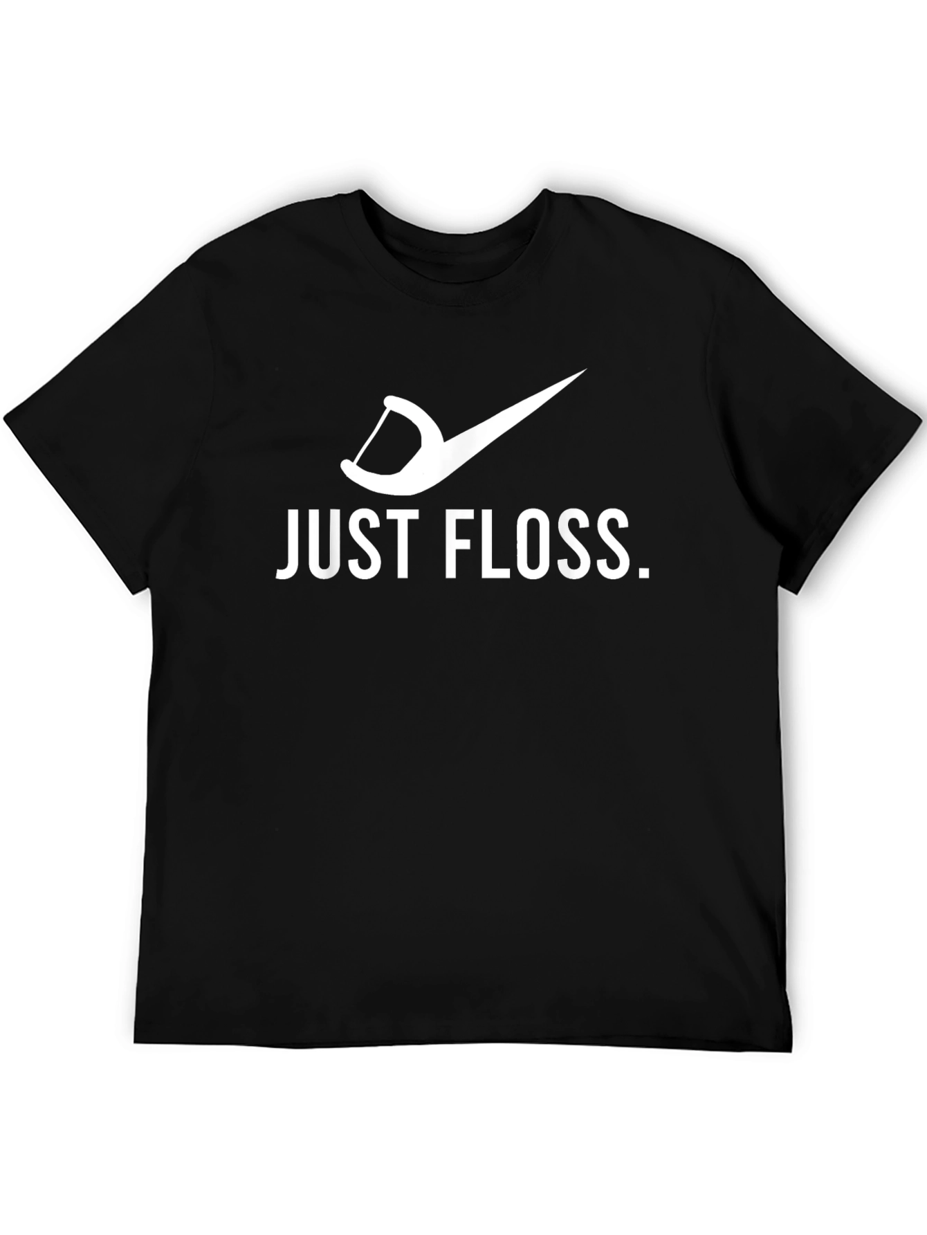 Just Floss T-Shirt Funny Dental Hygiene Tee