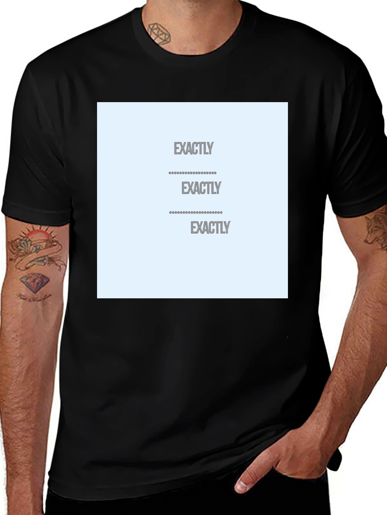 Exactly T-Shirt - Soft Cotton Printed Design