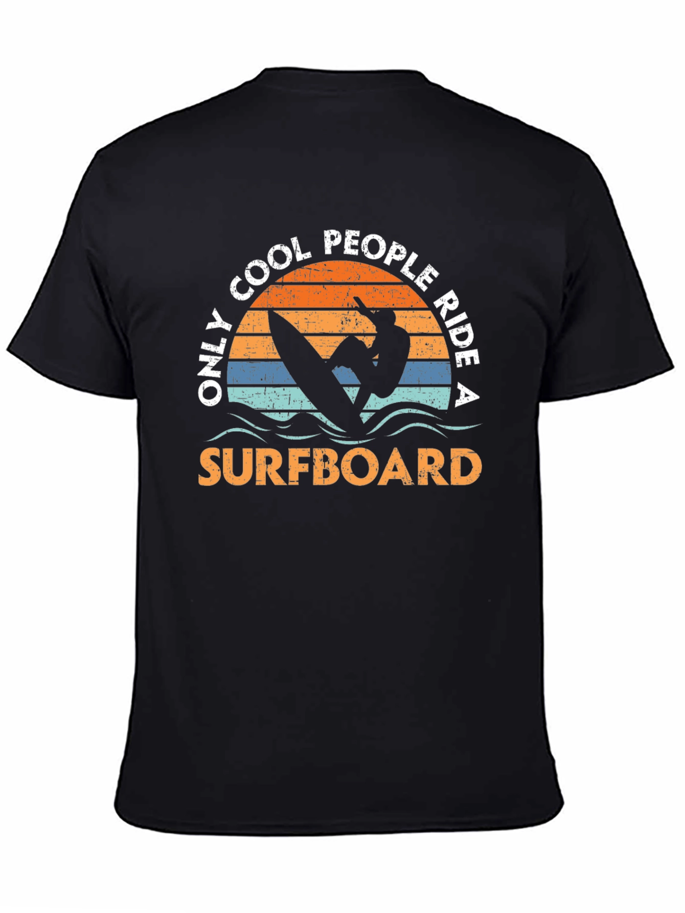 Cool People Surfboard Graphic Tee