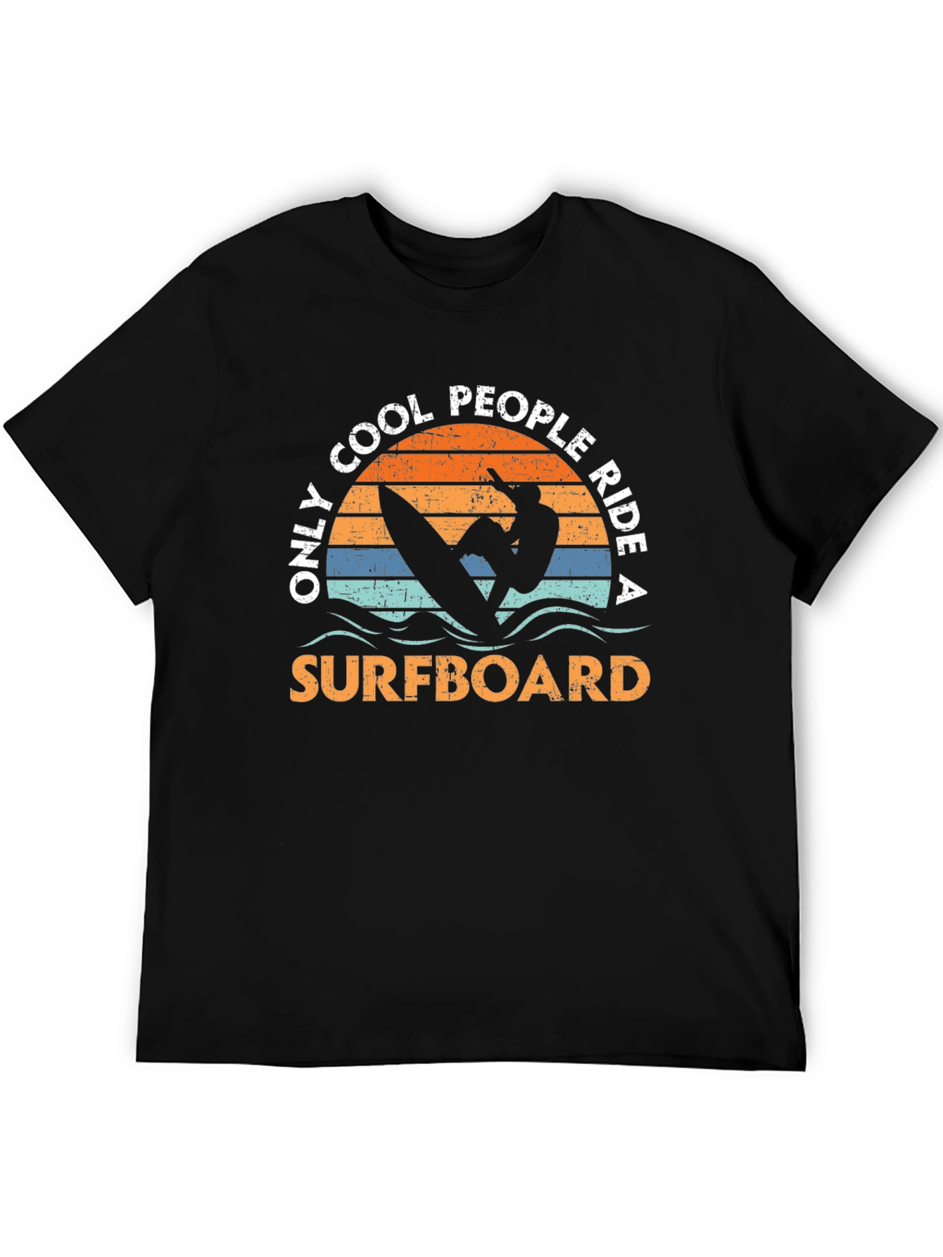 Cool People Surfboard Graphic Tee
