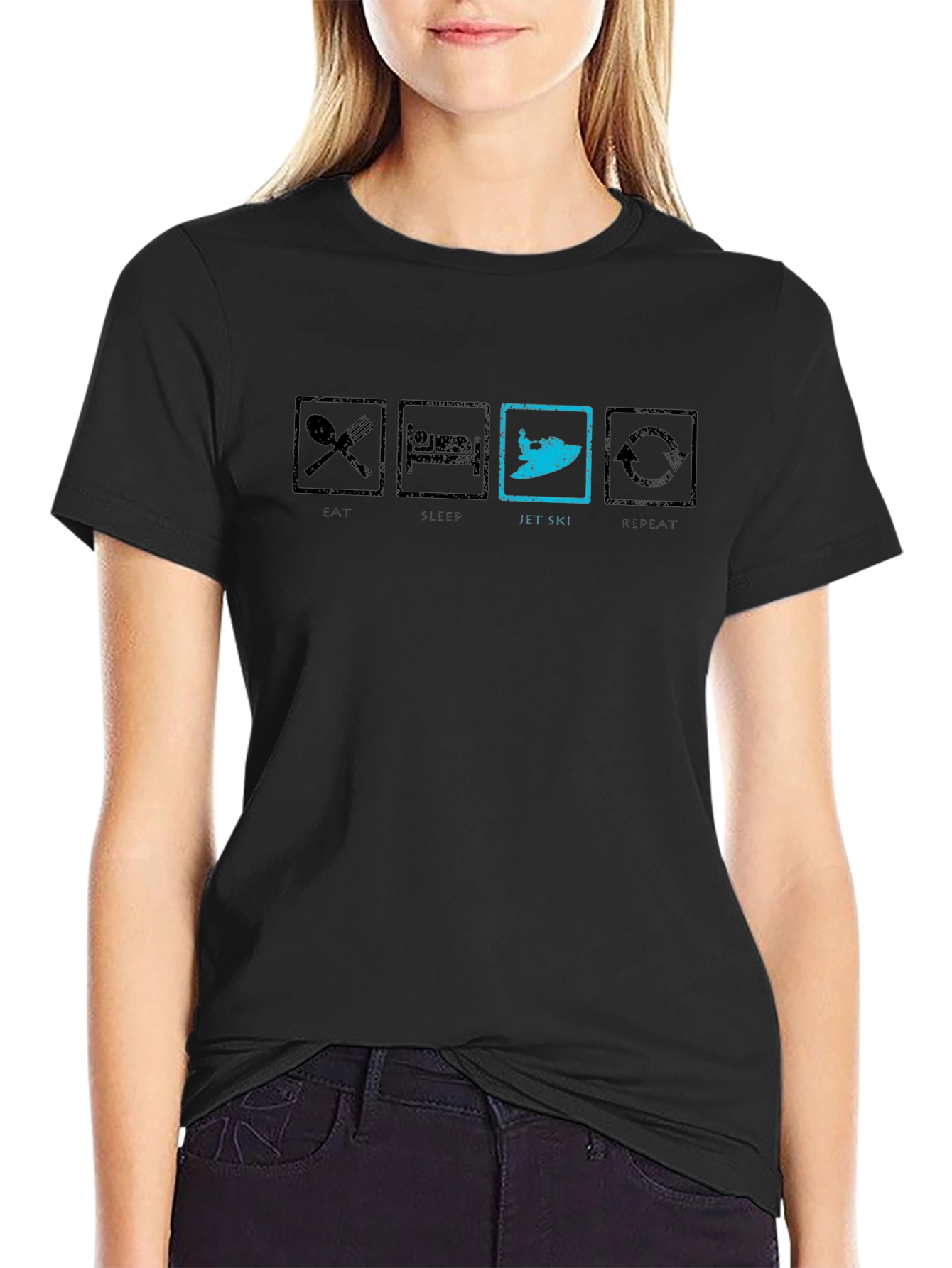 Eat Sleep Jet Ski Repeat T-Shirt