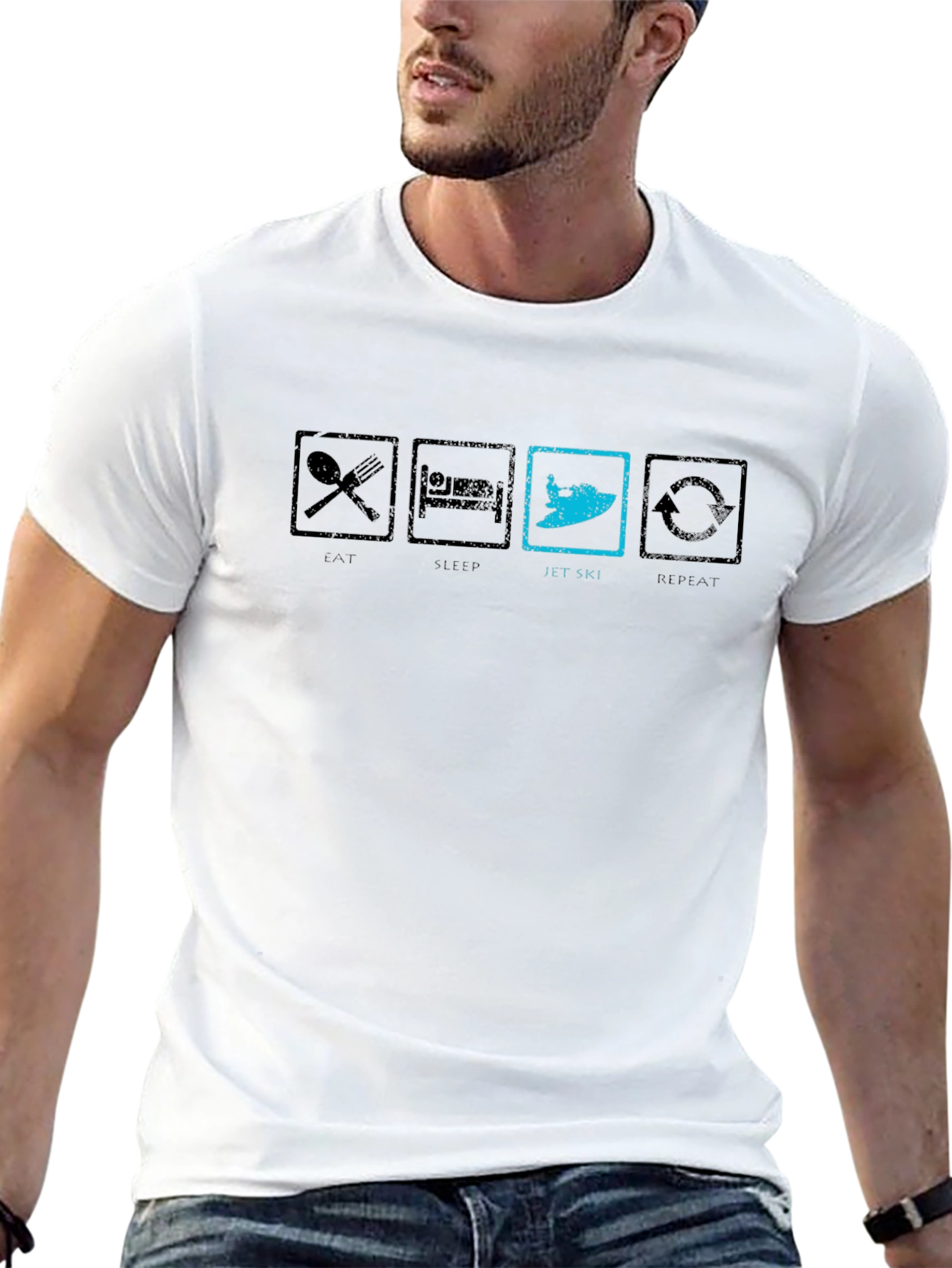 Eat Sleep Jet Ski Repeat T-Shirt