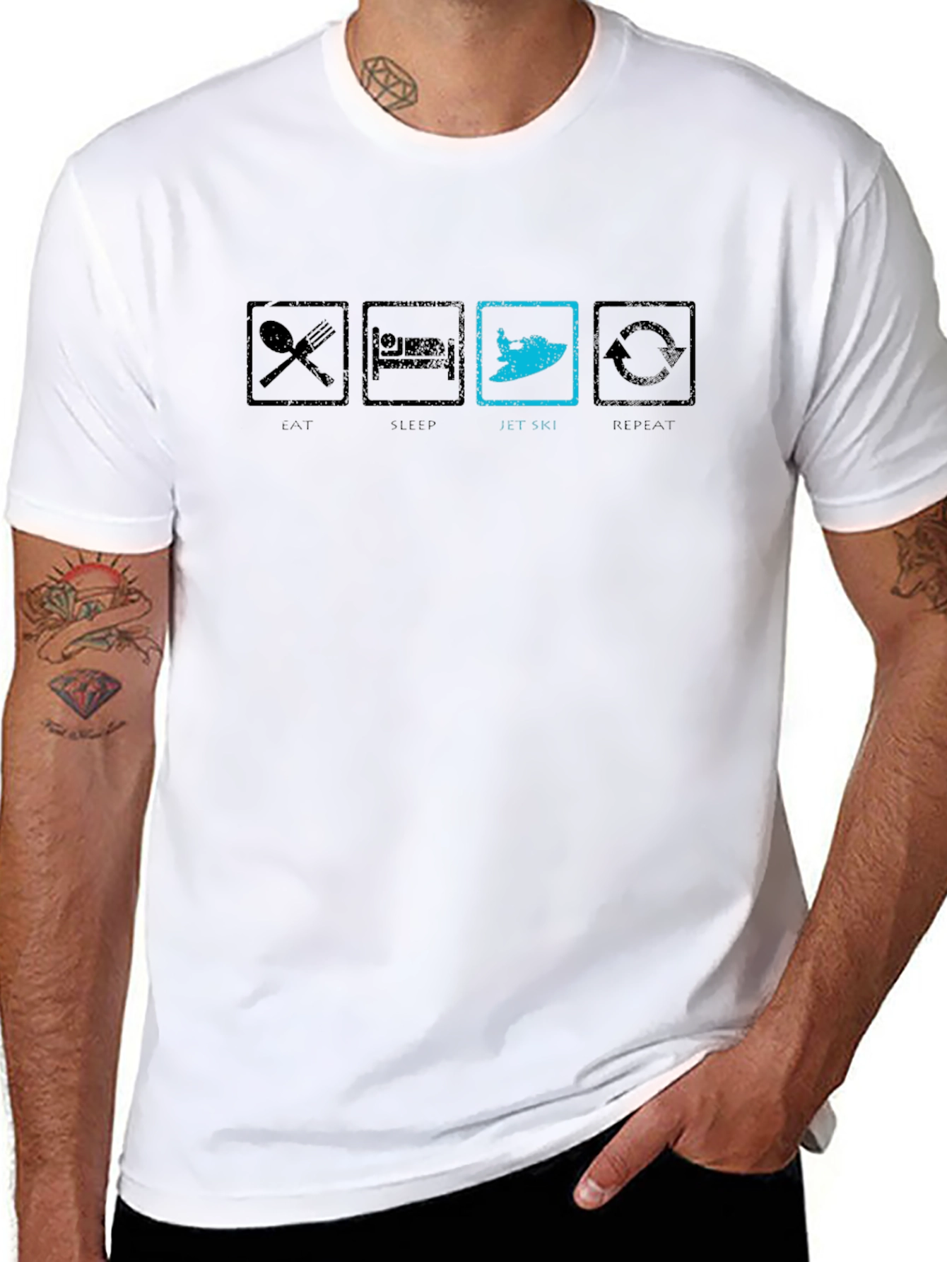 Eat Sleep Jet Ski Repeat T-Shirt