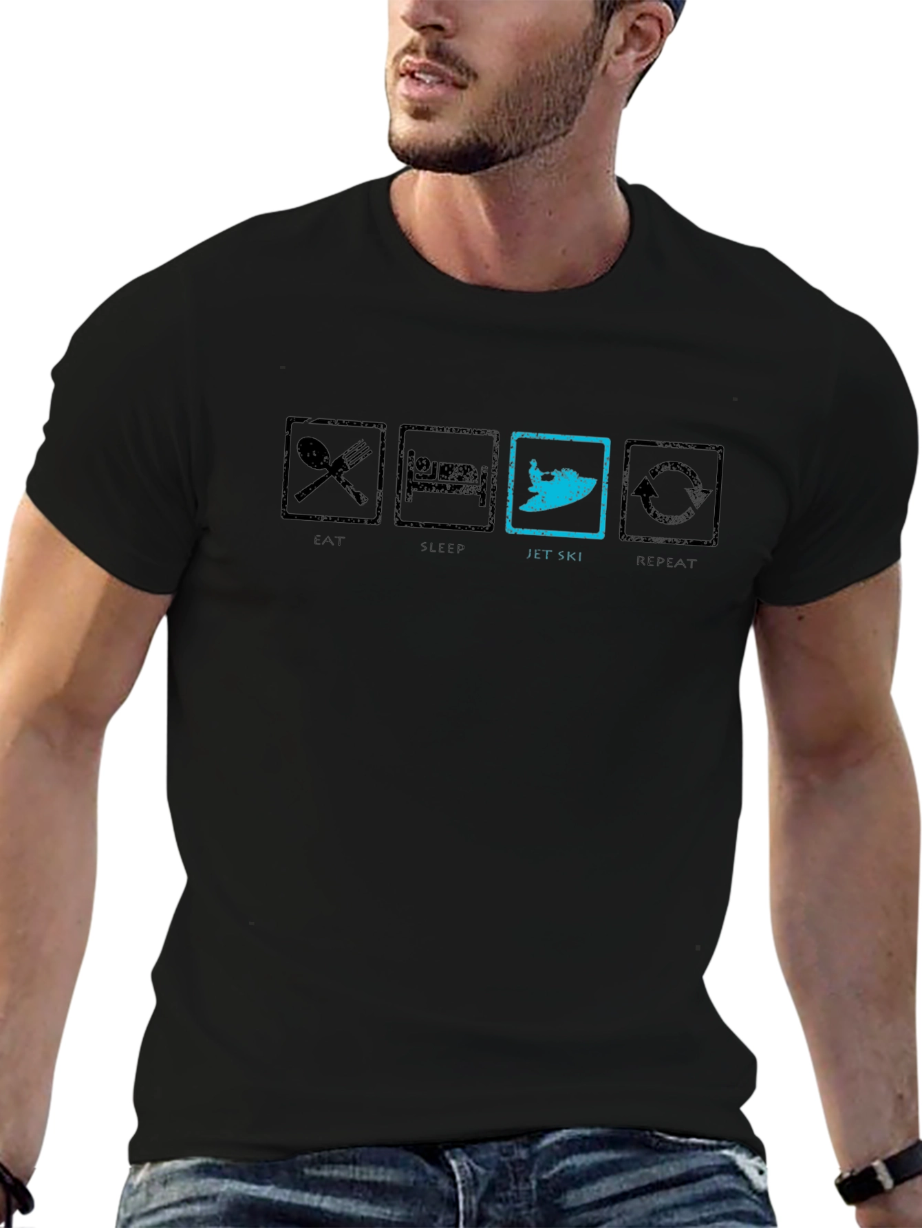 Eat Sleep Jet Ski Repeat T-Shirt