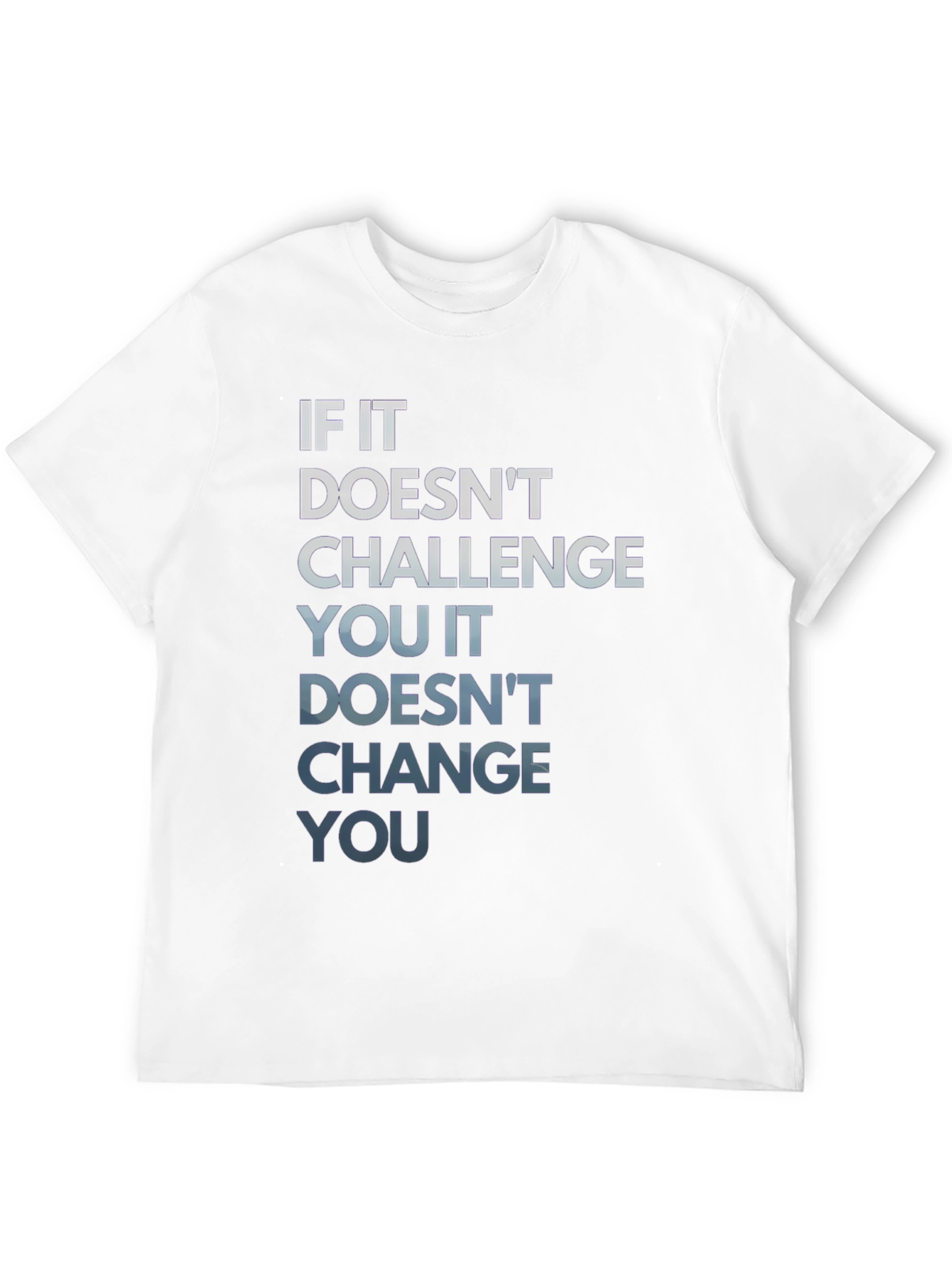 Motivational Graphic Tee - Challenge Changes You