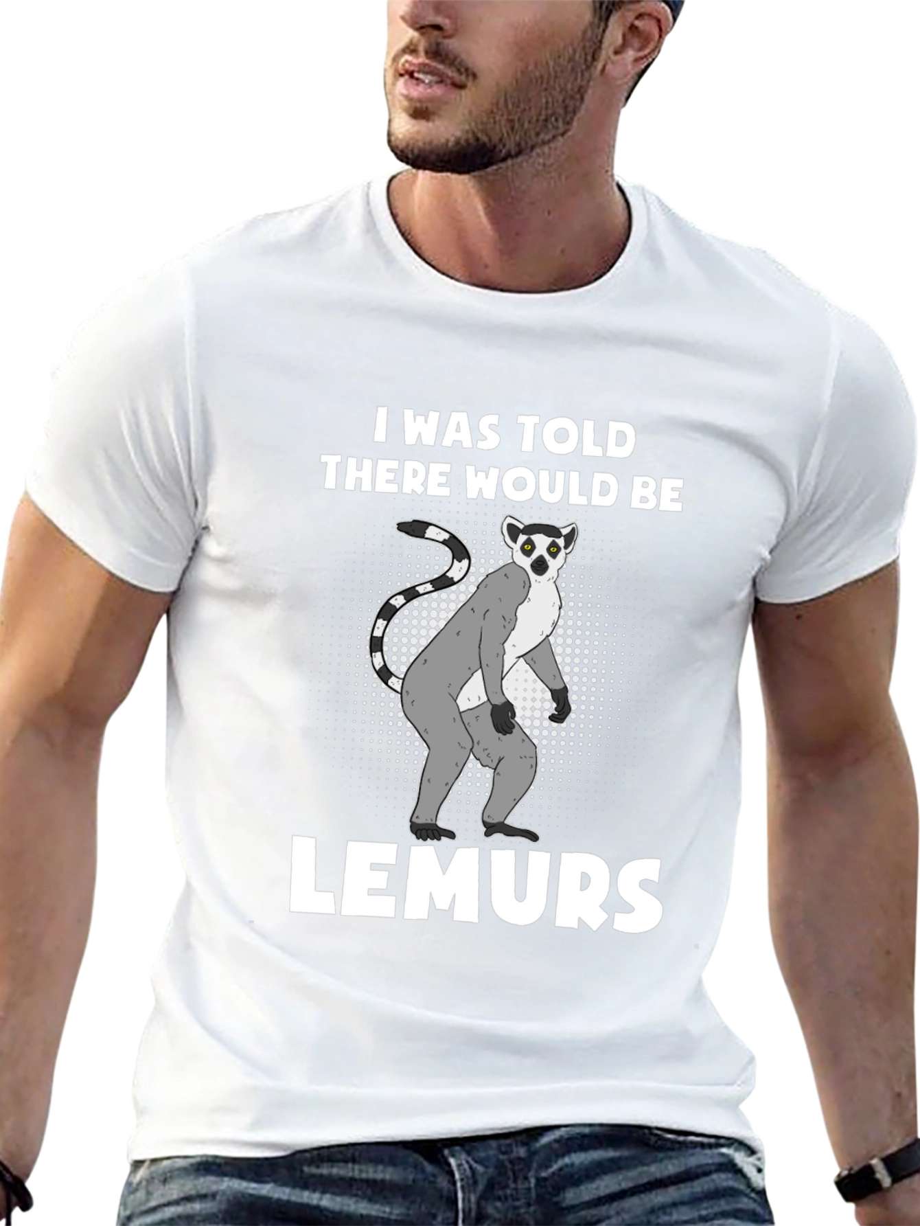 Lemurs Told Graphic T-Shirt - Novelty Tee