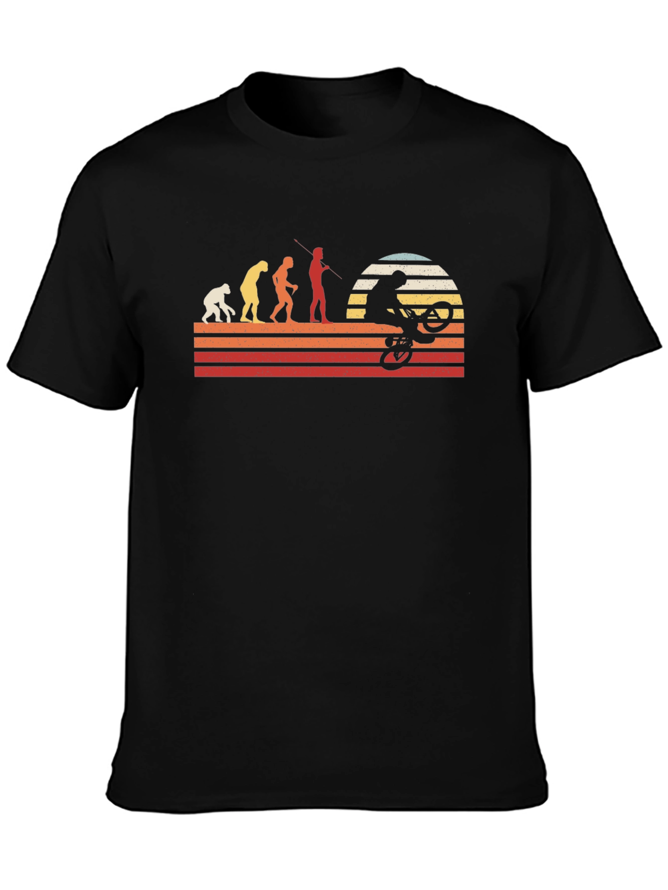 Evolution Mountain Biking Retro T-Shirt