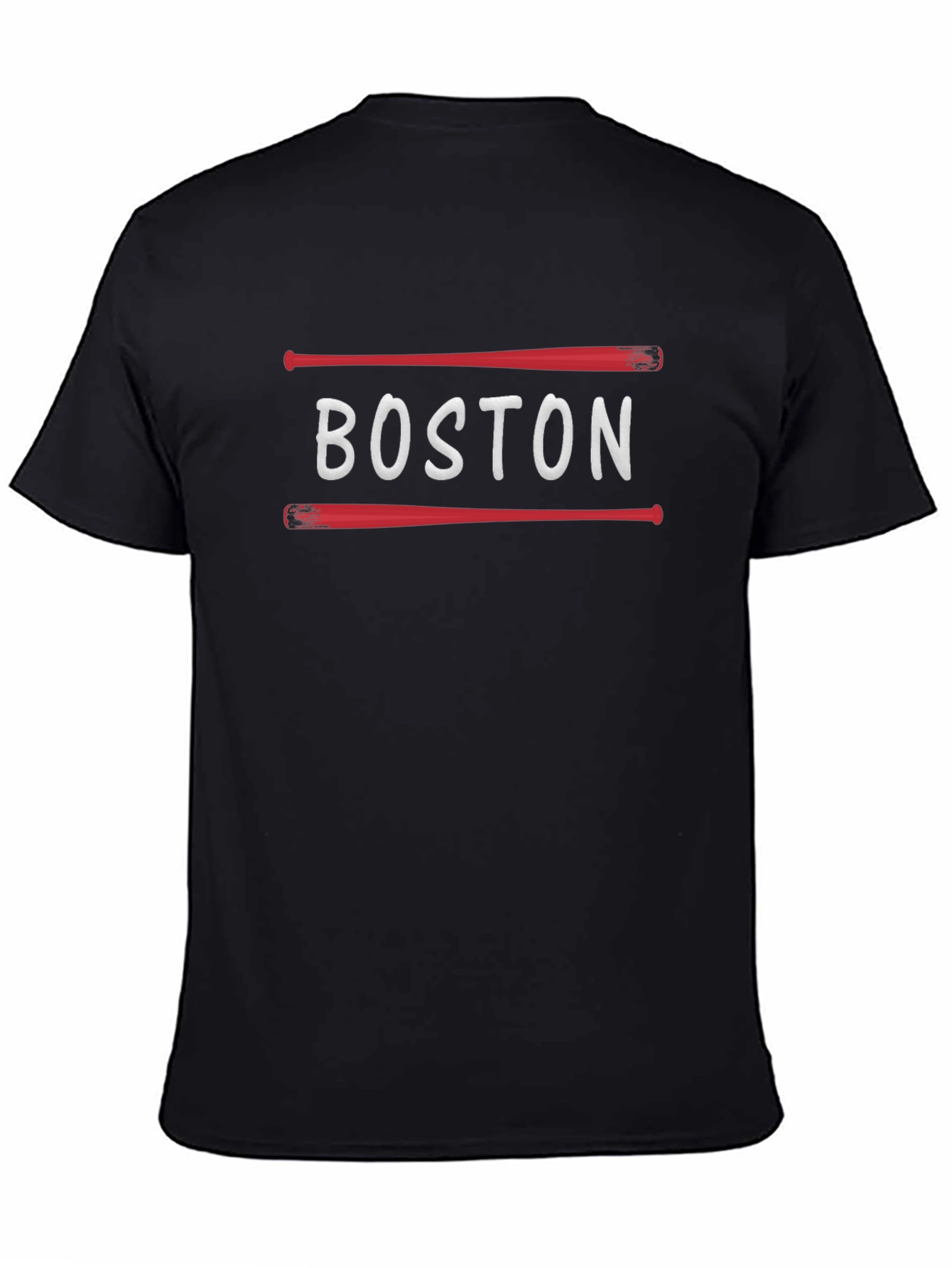 Boston Baseball T-Shirt - Red Bats