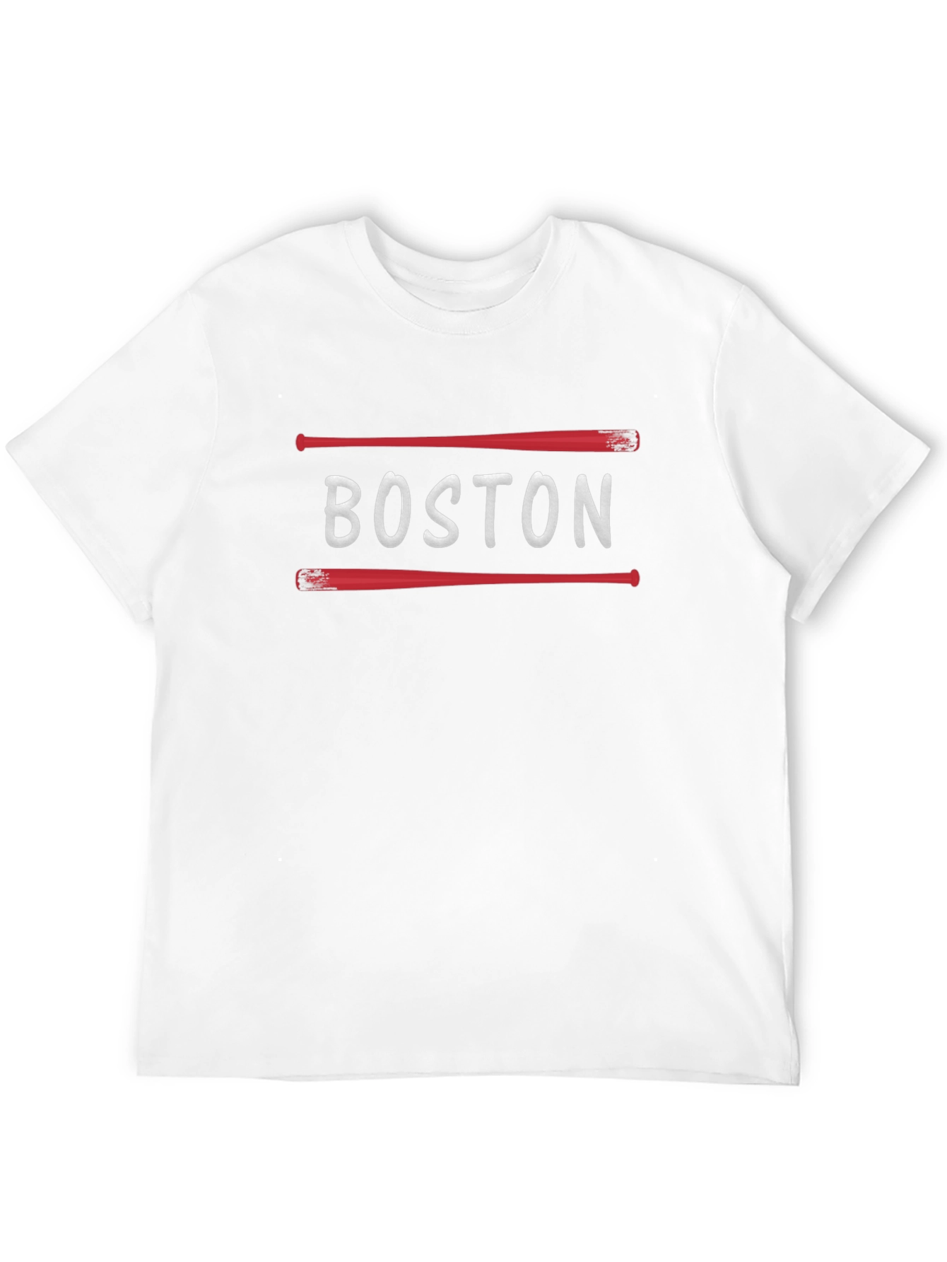 Boston Baseball T-Shirt - Red Bats