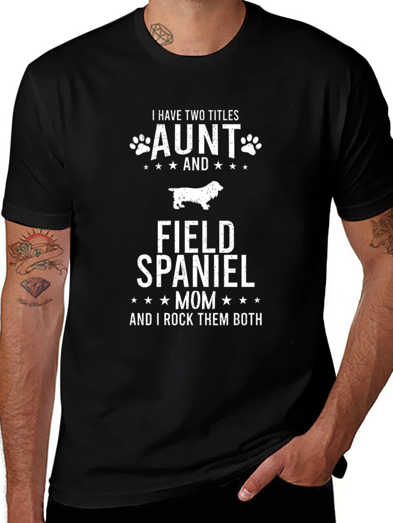 Aunt and Field Spaniel Mom T-Shirt