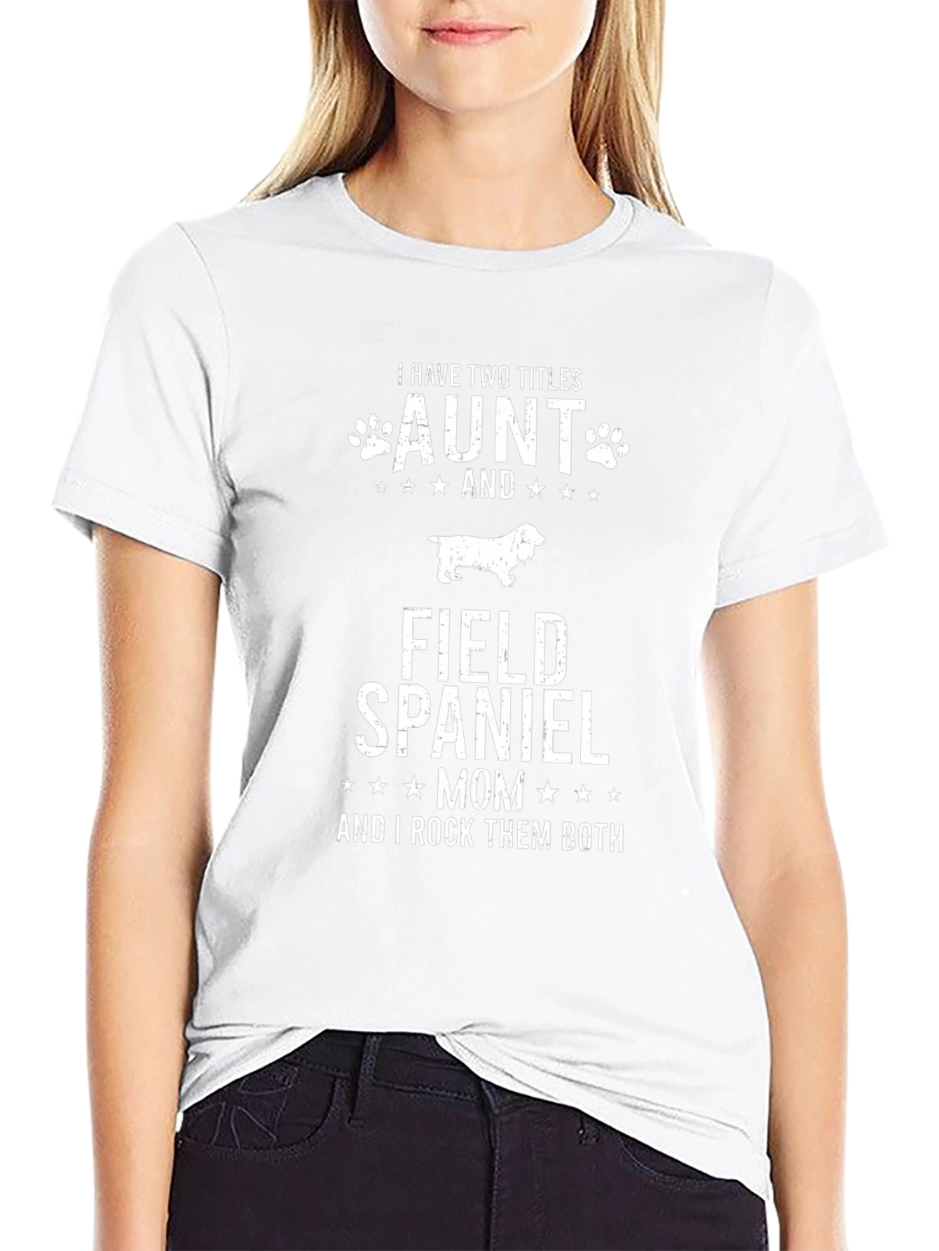 Aunt and Field Spaniel Mom T-Shirt