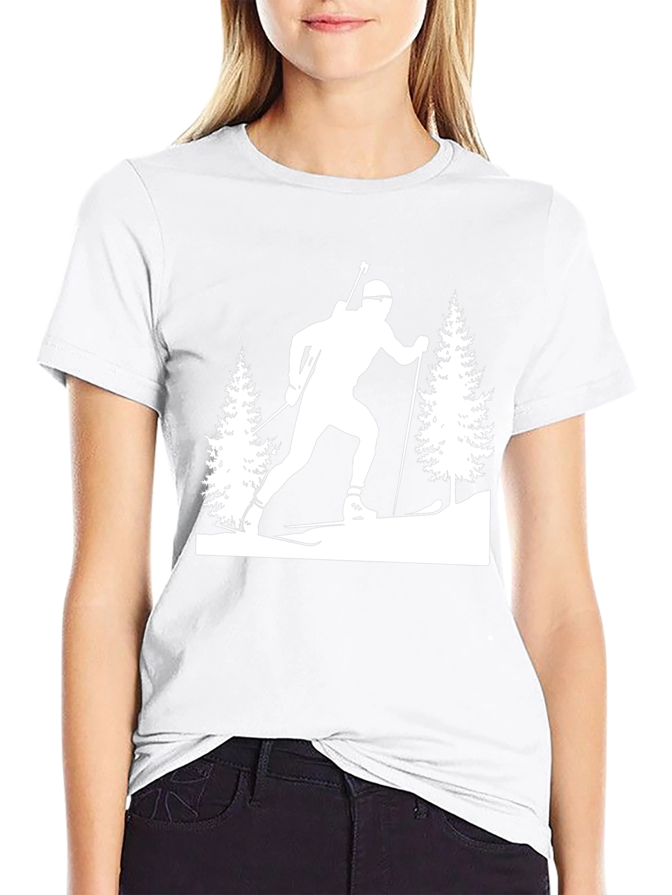 Biathlon Silhouette T-Shirt - Winter Sports Tee