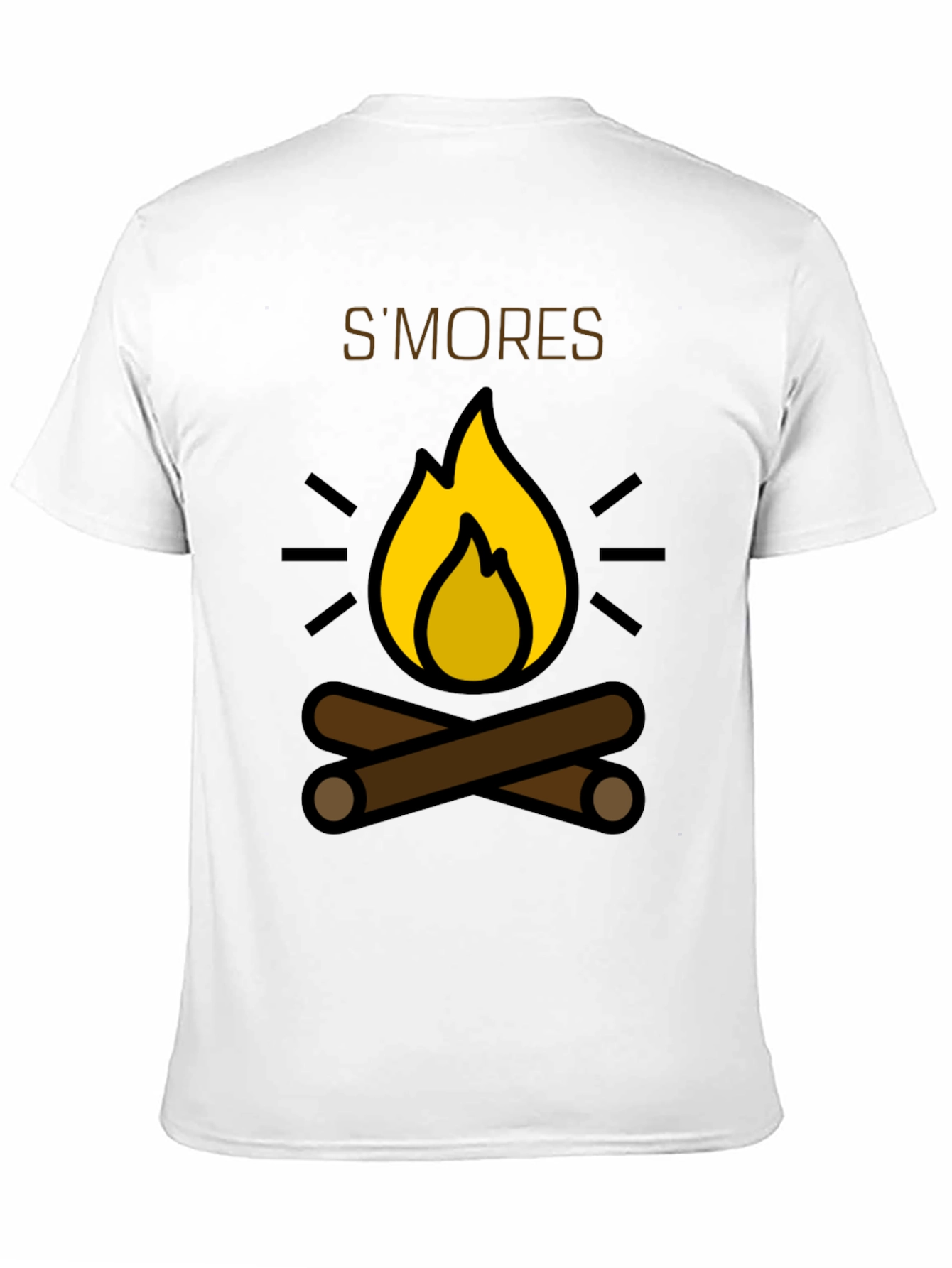 Smores Campfire Graphic Tee - Cozy Camping Shirt