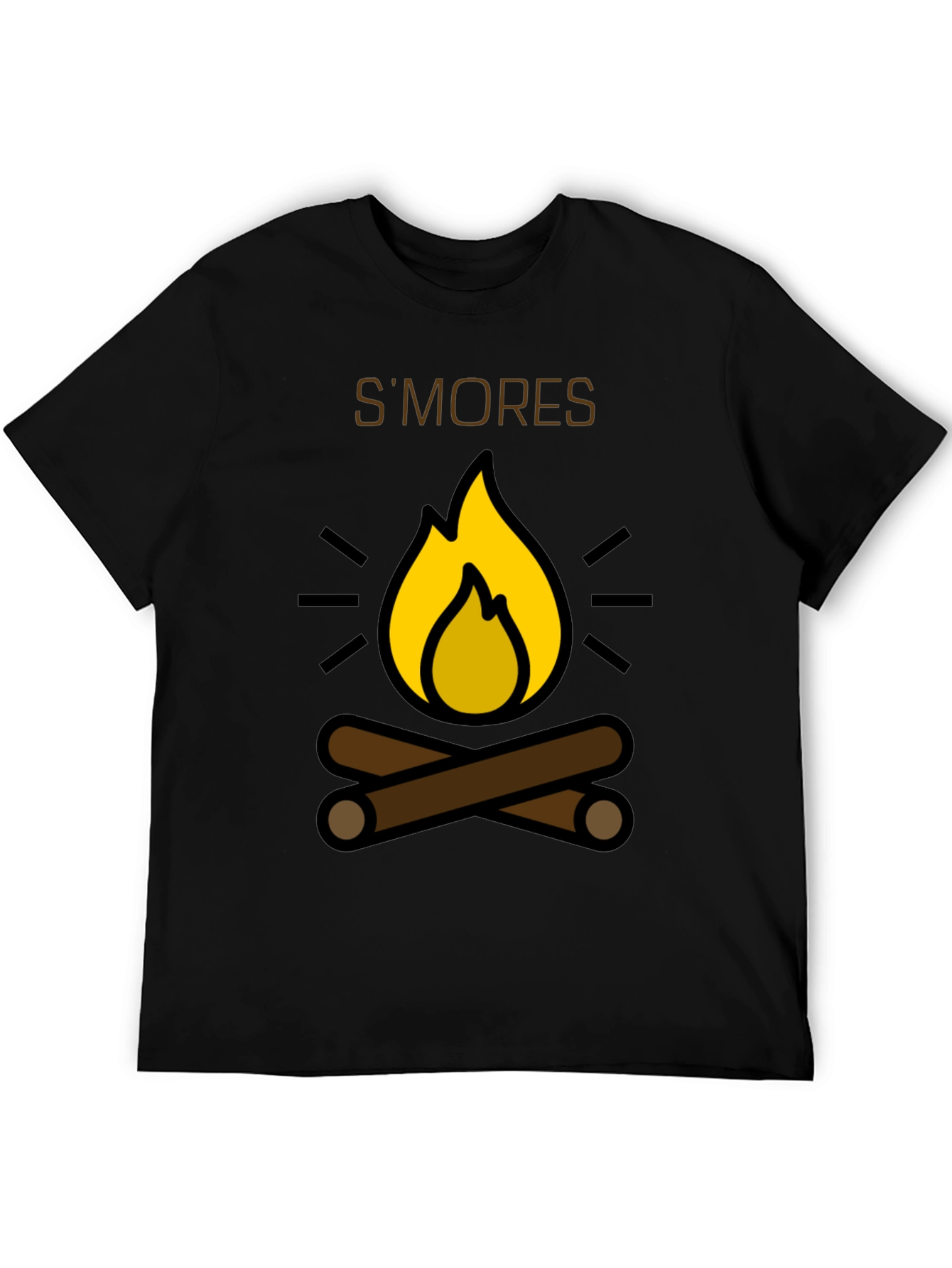 Smores Campfire Graphic Tee - Cozy Camping Shirt