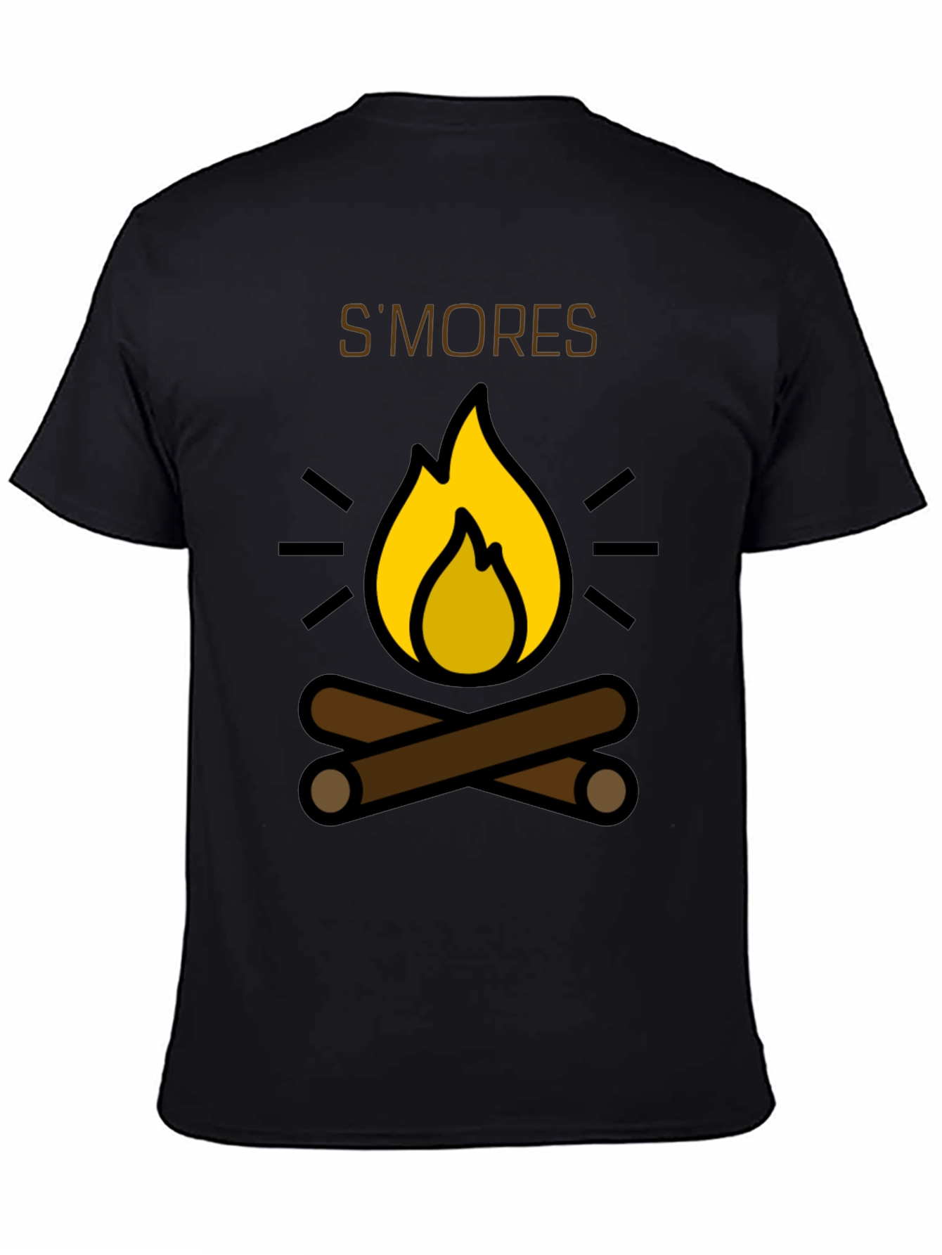 Smores Campfire Graphic Tee - Cozy Camping Shirt