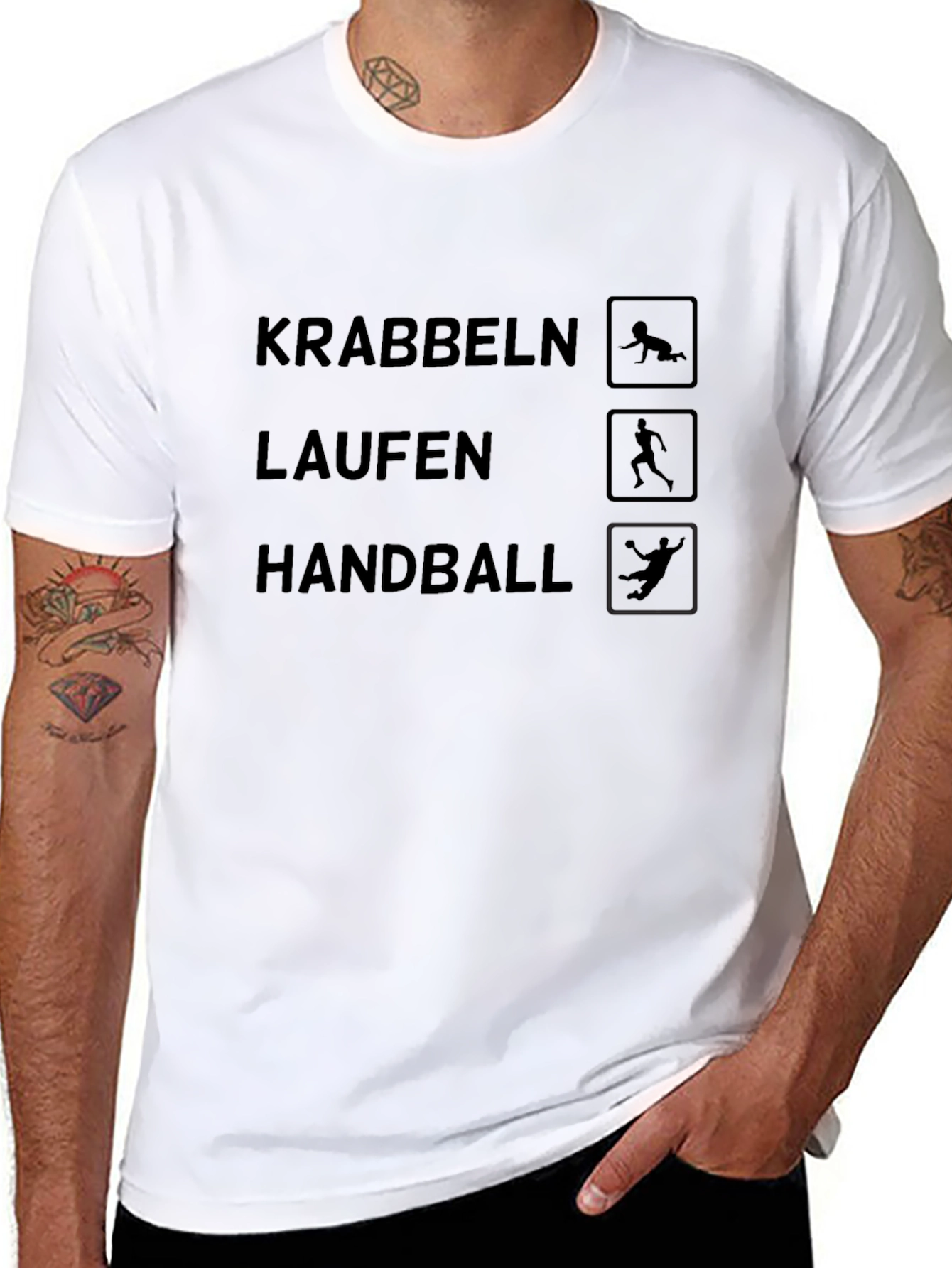 Handball Evolution T-Shirt - Crawl Walk Handball