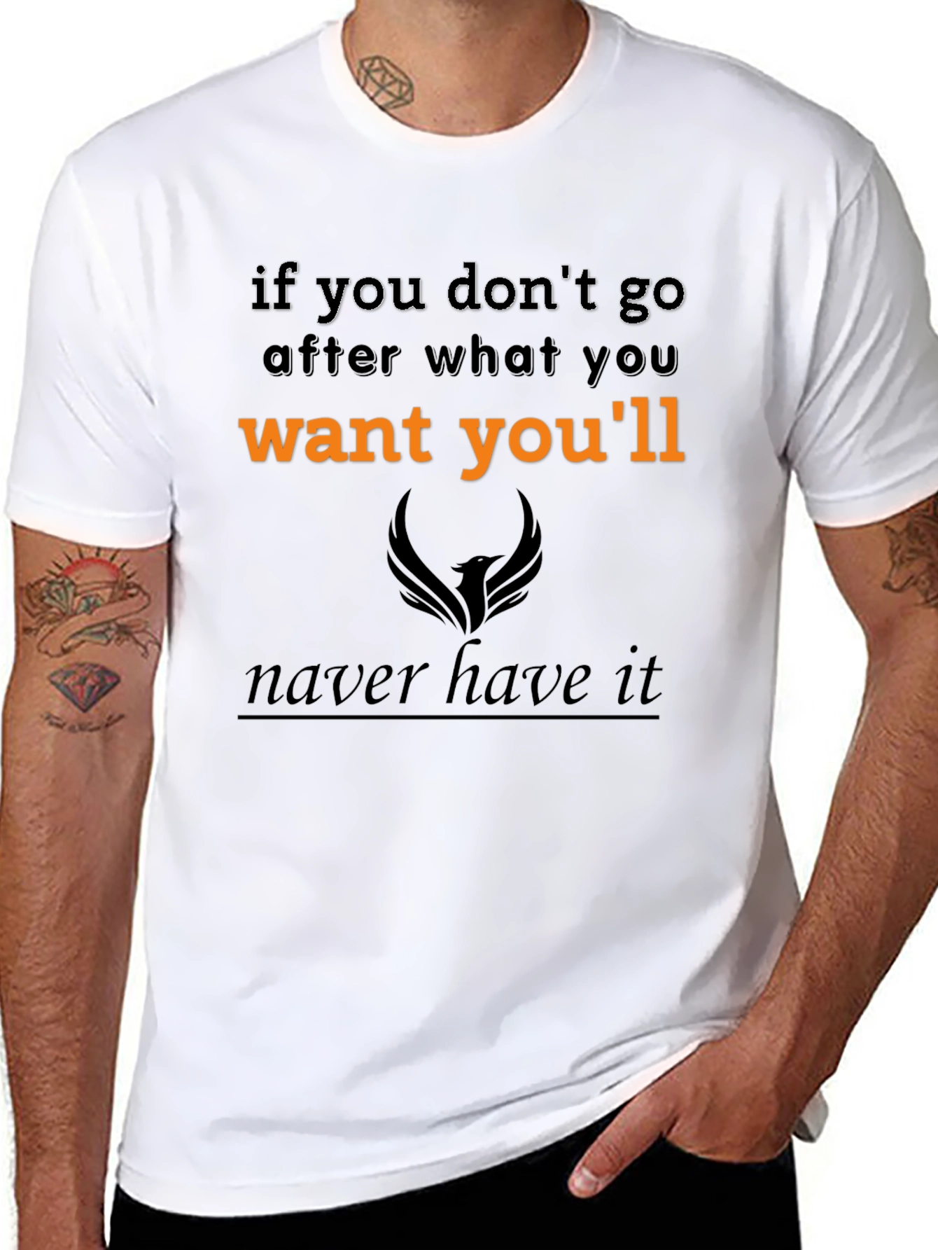 Motivational Graphic Tee - If You Dont Go...
