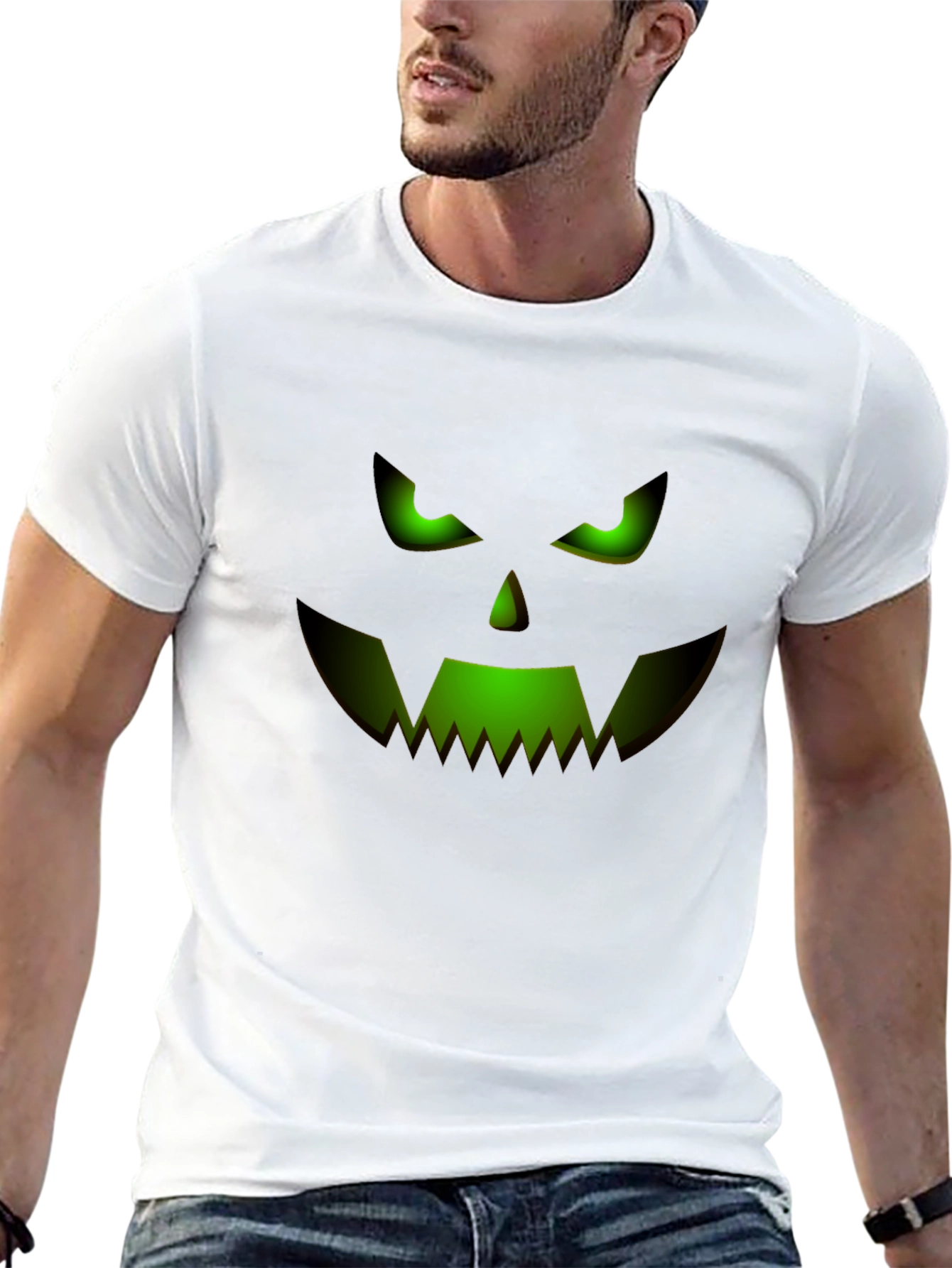 Spooky Jack-o-Lantern Face T-Shirt