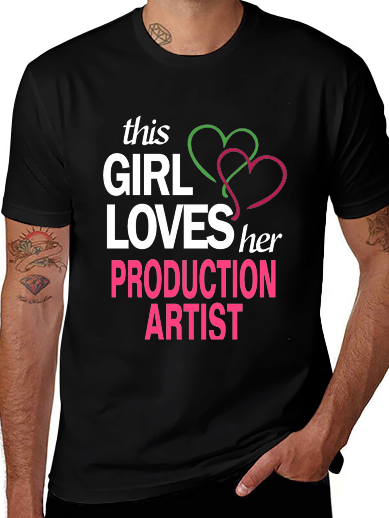 This Girl Loves Her Production Artist T-Shirt
