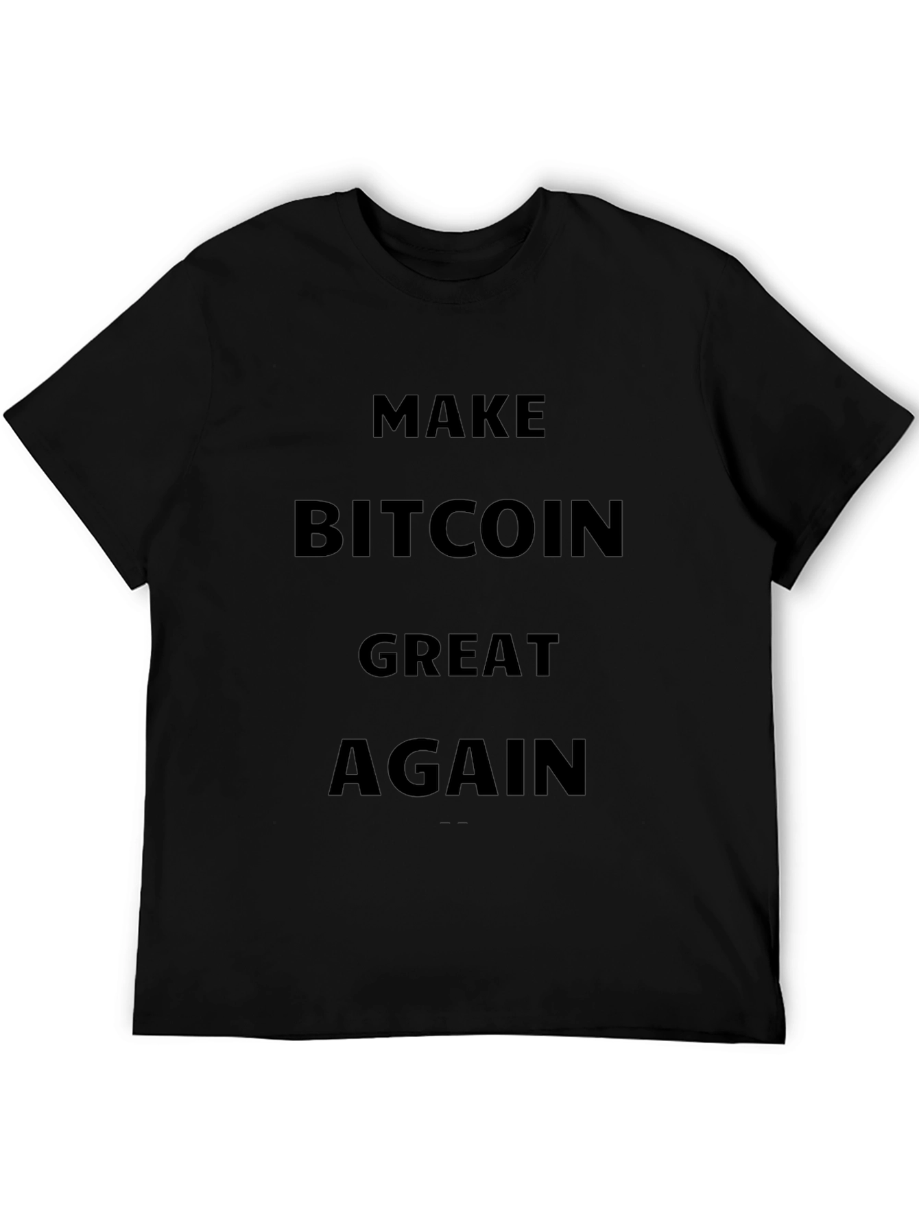 Make Bitcoin Great Again Black T-Shirt