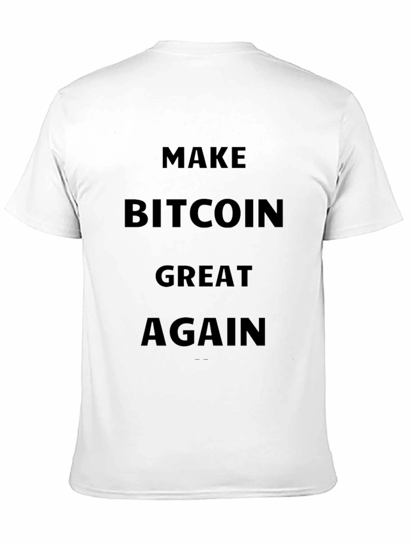 Make Bitcoin Great Again Black T-Shirt