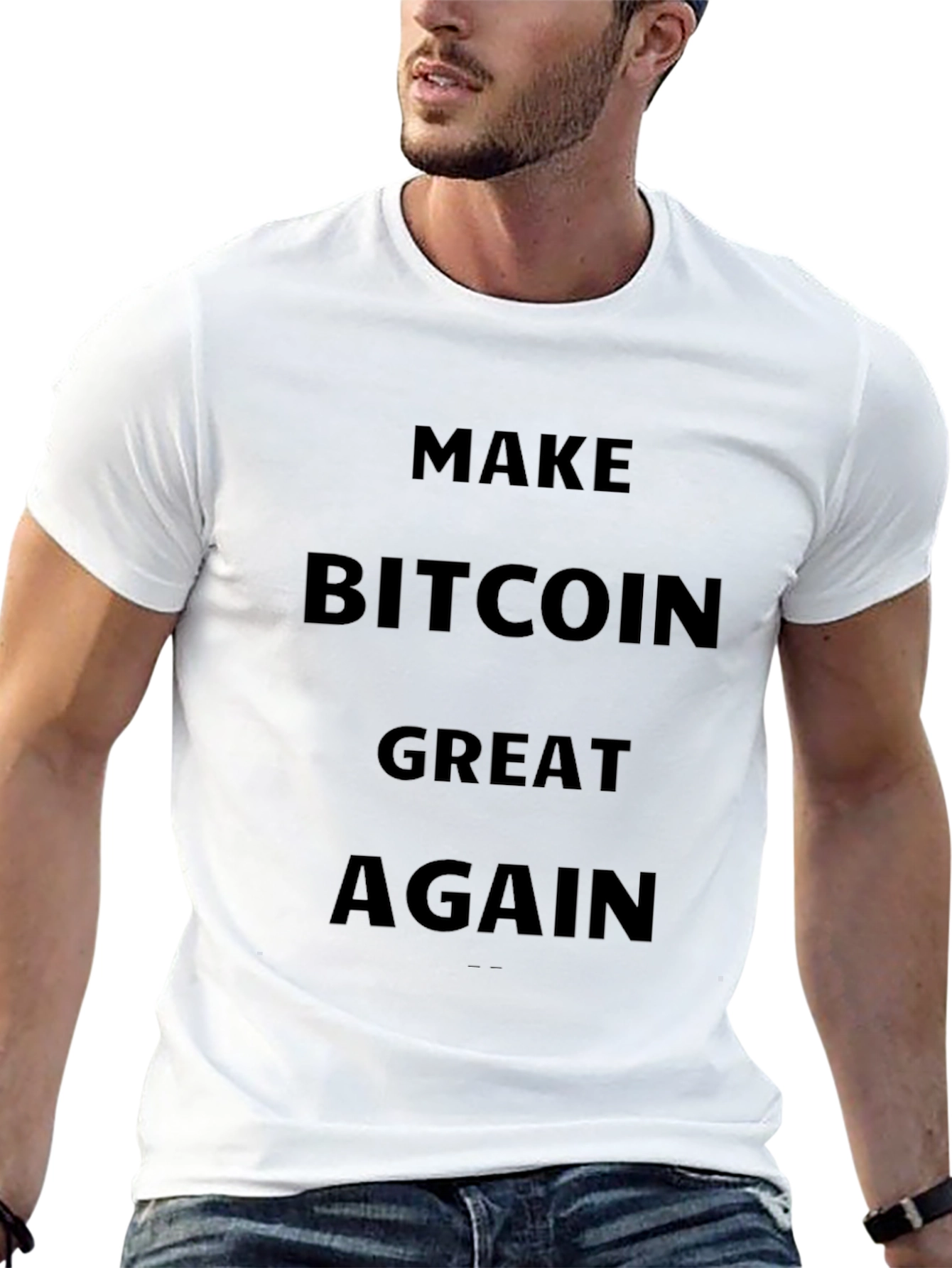 Make Bitcoin Great Again Black T-Shirt