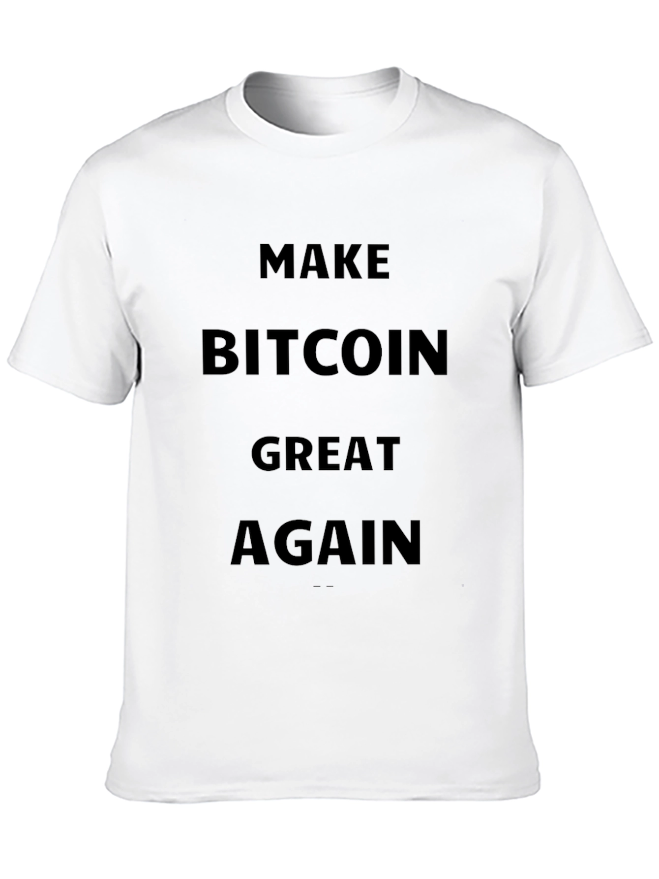 Make Bitcoin Great Again Black T-Shirt