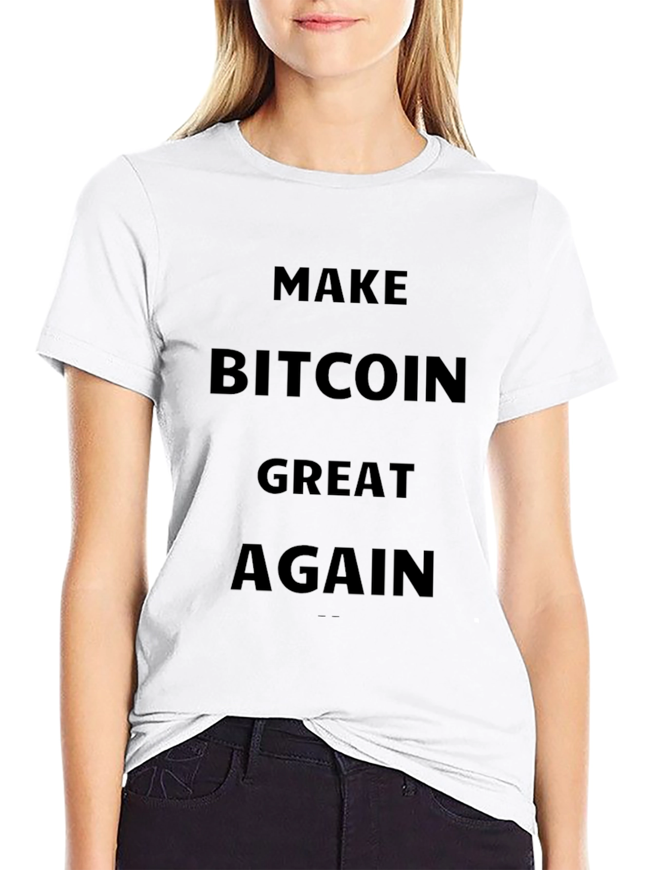 Make Bitcoin Great Again Black T-Shirt