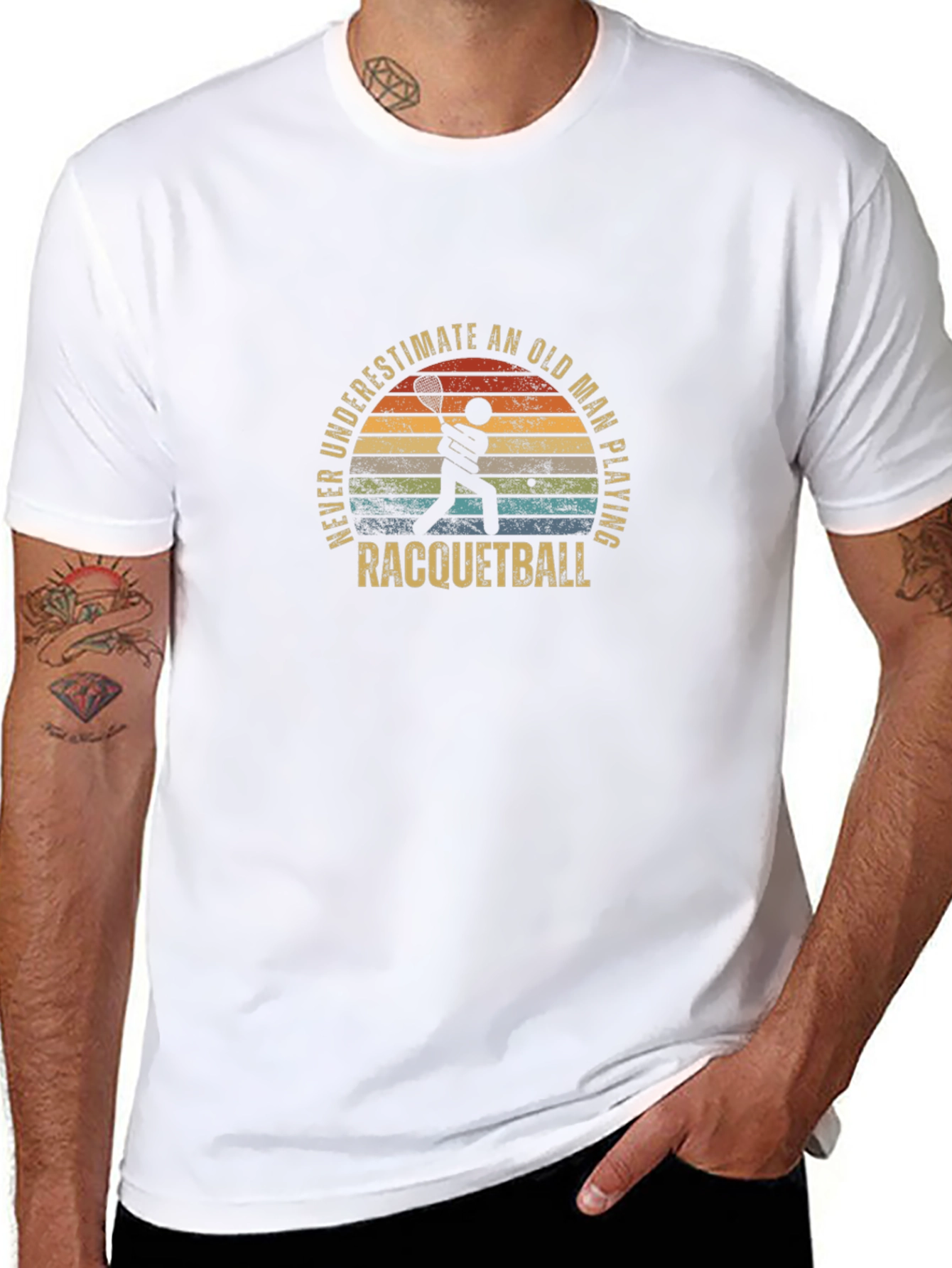 Racquetball Old Man T-Shirt