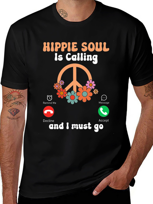 Hippie Soul Calling Graphic T-Shirt