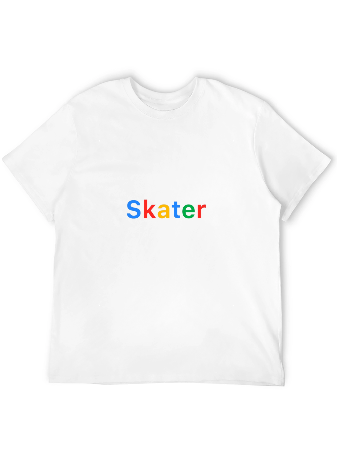 Skater Graphic Tee - Black Cotton Casual Shirt